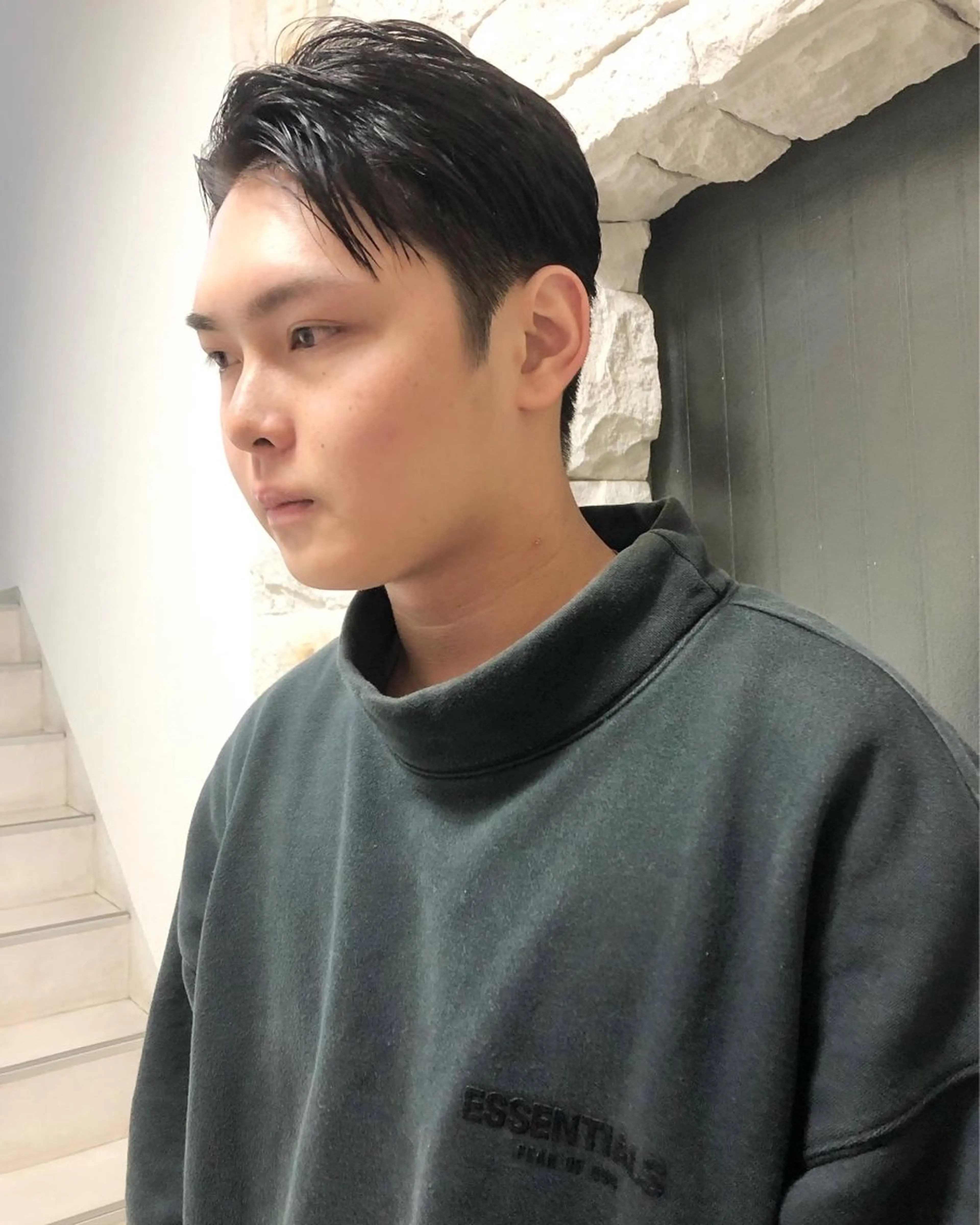 ヘアアレンジ メンズ オールバック 刈り上げ カット トリートメント ヘアセット ainico+所属・メンズ特化✂️栗原 侑也のヘアスタイル