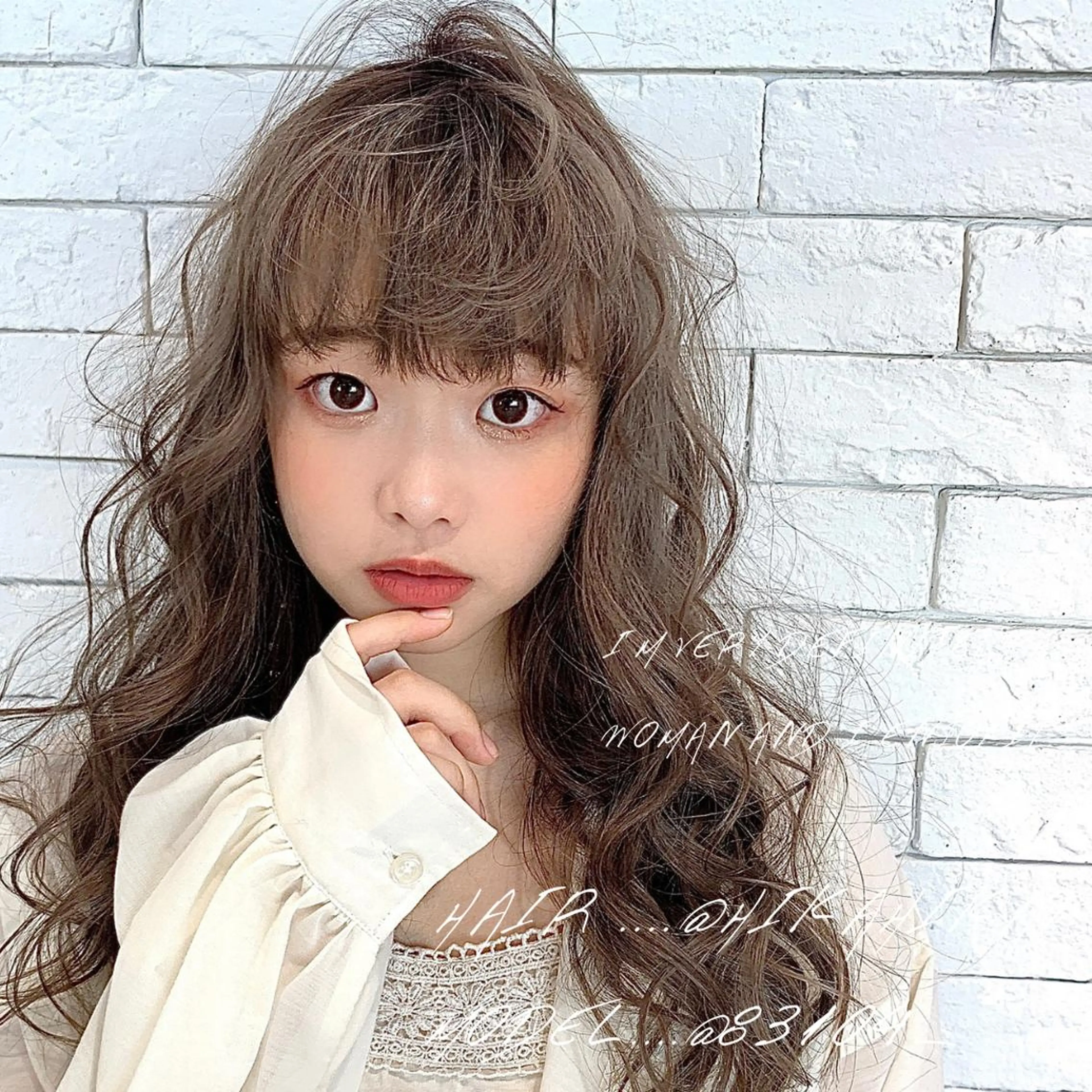 ロング カラー ブリーチ メンズカット/レイヤ ーカット大名Lay.のヘアスタイル