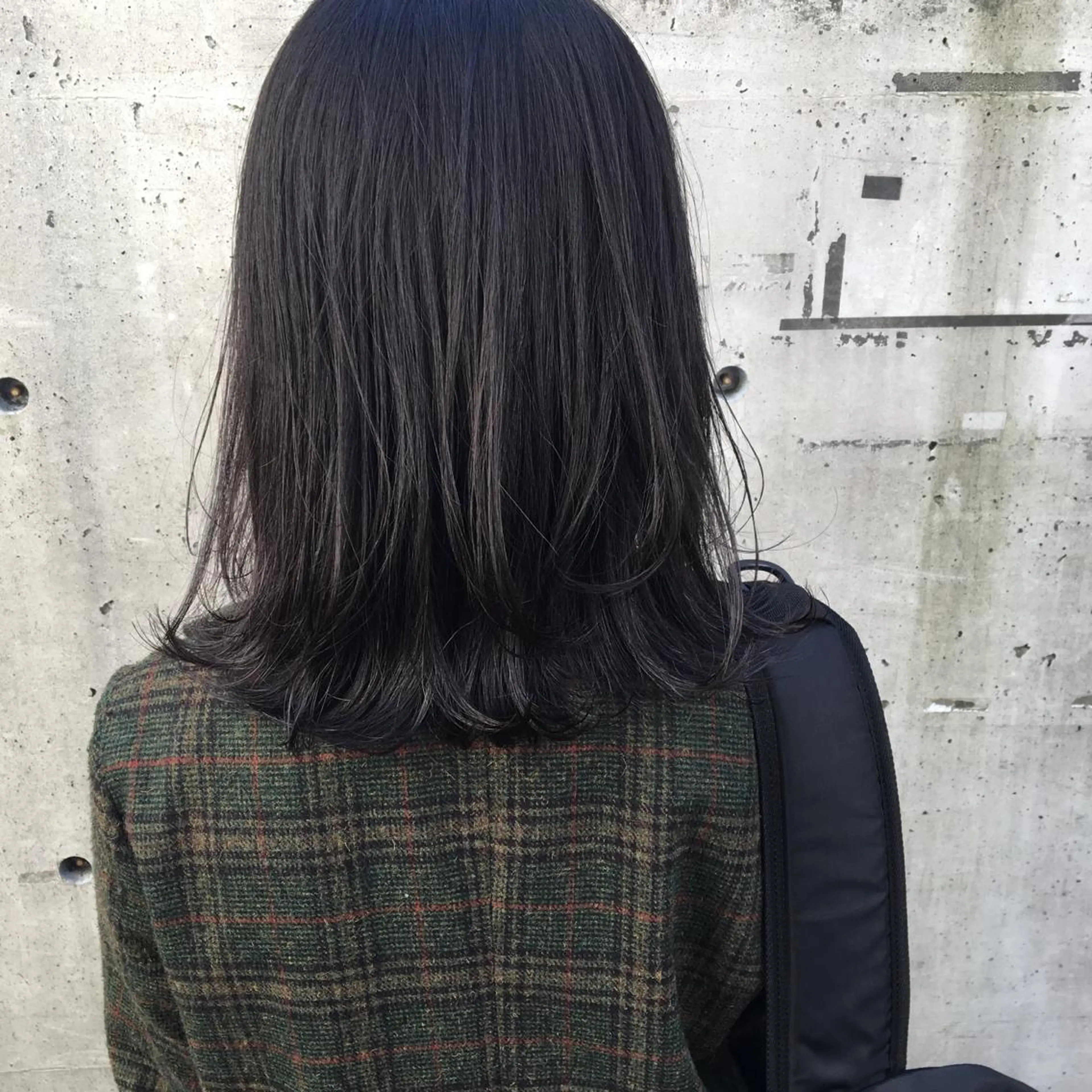 セミロング レイヤーカット カット emme MIHO♡のヘアスタイル