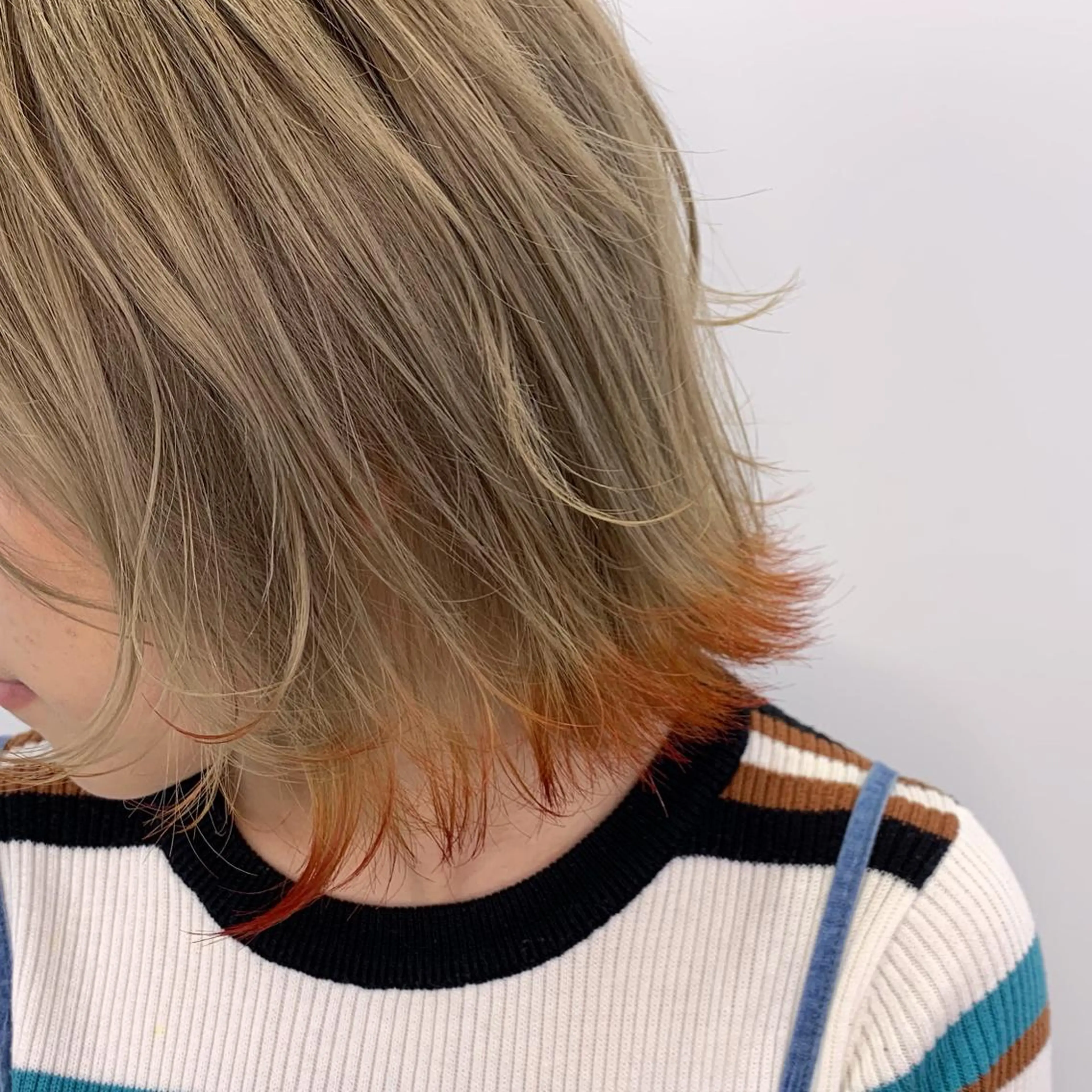 ミディアム カラー ボブレイヤー ボブ レイヤーカット カット ヘアカラー トリートメント パーマ/ボブ 豊浦翔太のヘアスタイル