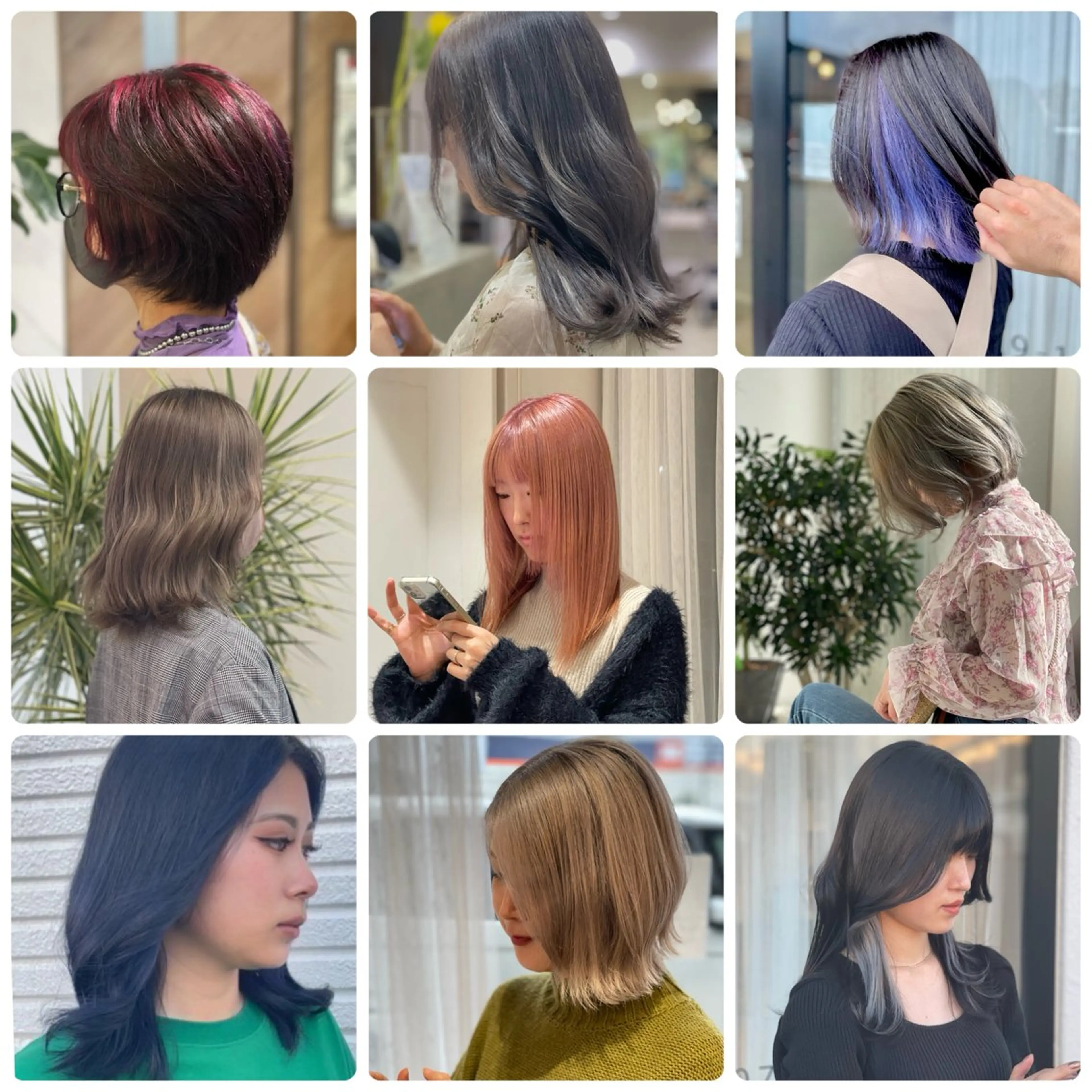 カラー ブリーチ 広瀬 凌のヘアスタイル