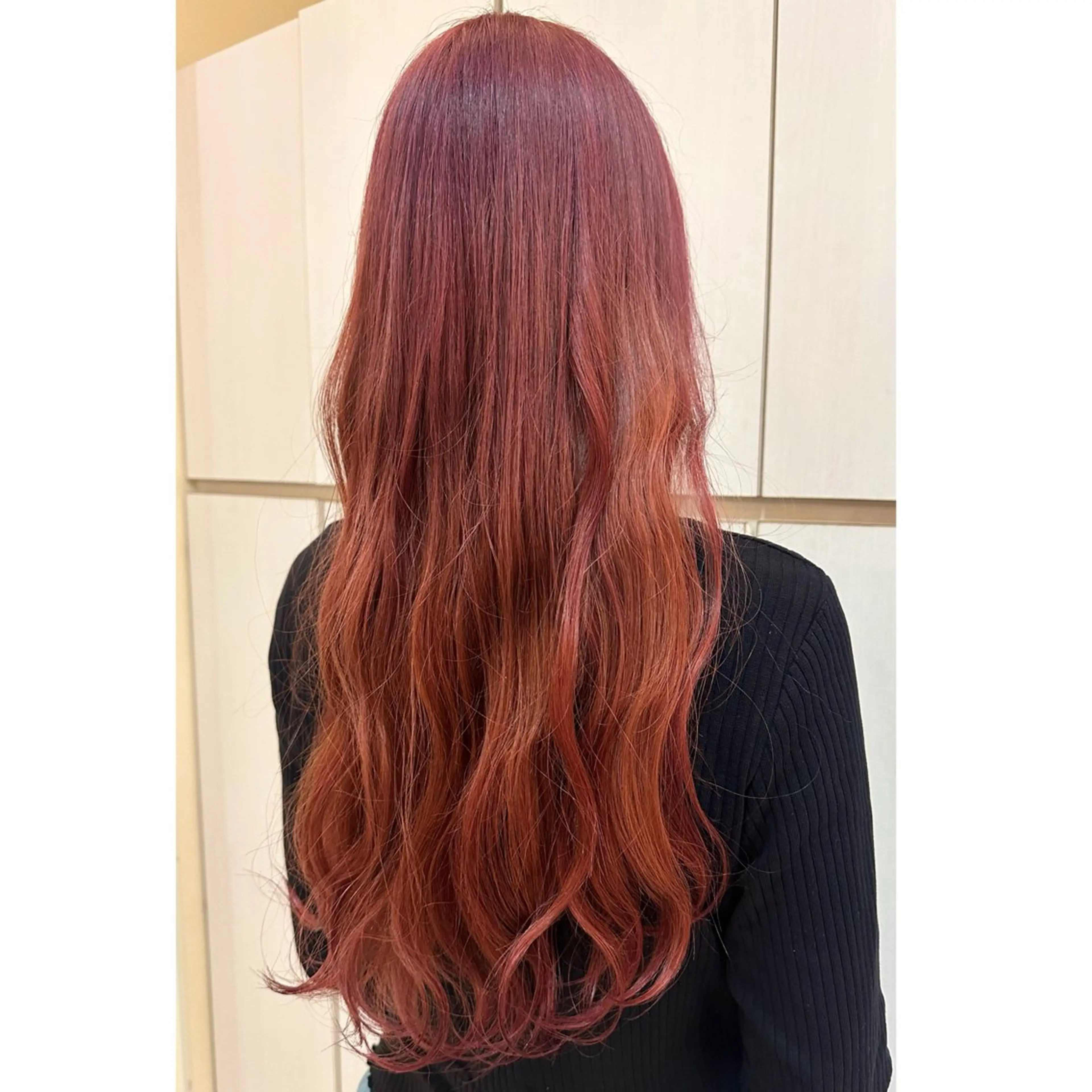 ロング カラー ヘアカラー トリートメント 🌹艶カラー🌹 大林未侑のヘアスタイル