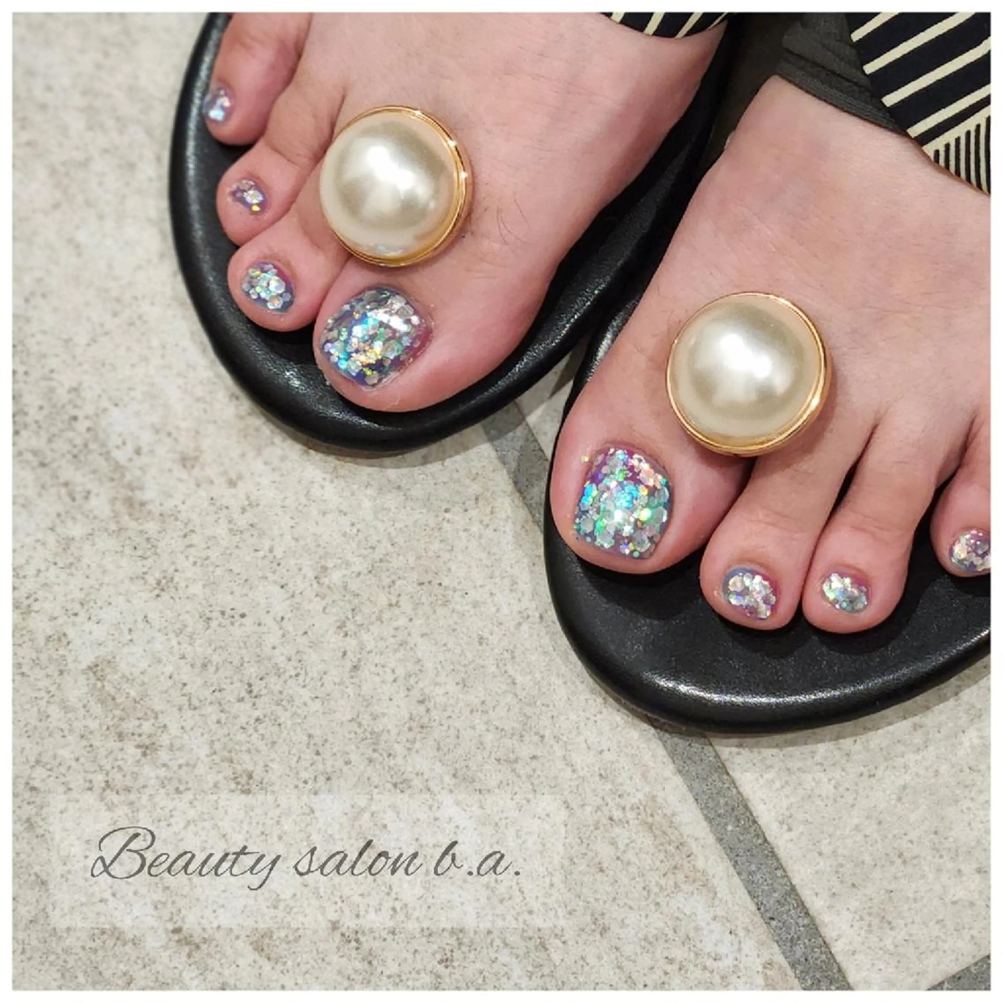 ネイル フットネイル Nail salon b.a.所属・nailsalon b.a.のネイルデザイン