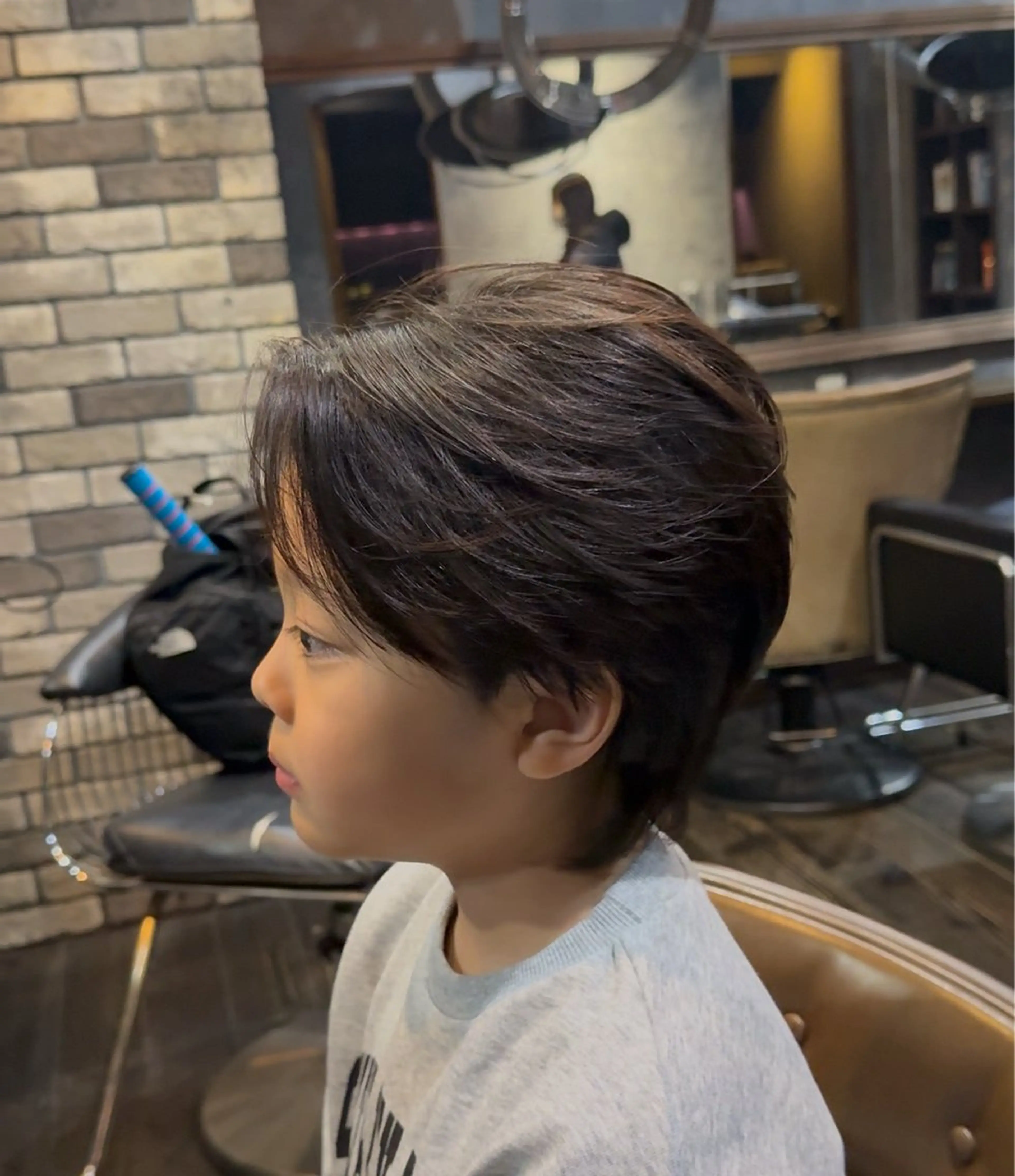 ショート メンズ センターパート カット トリートメント メンズカット/パーマ 艶カラーTAIGA︎のヘアスタイル