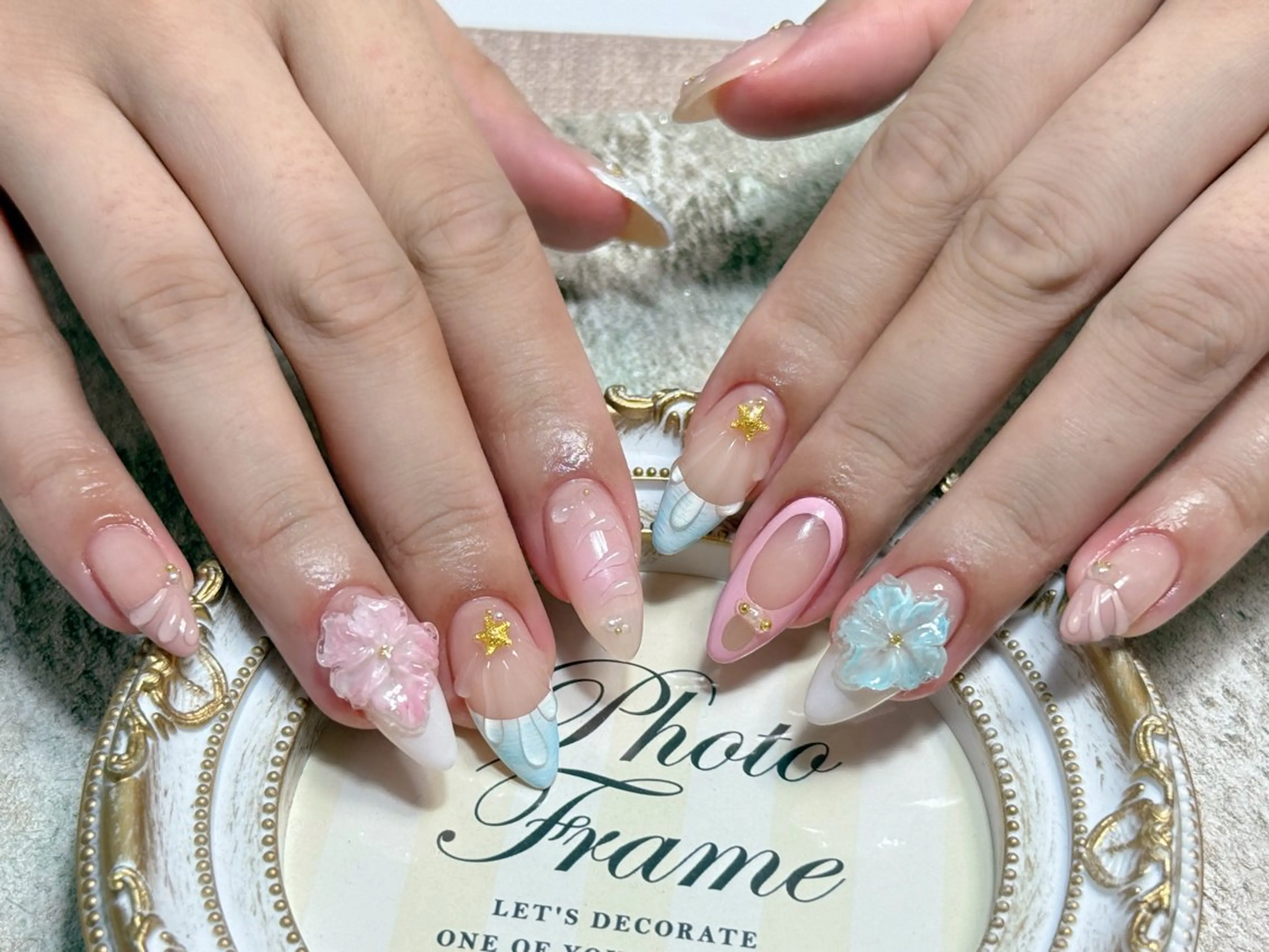 【チップ長さ出し】 持ち込み 180分デザイン🎀の写真