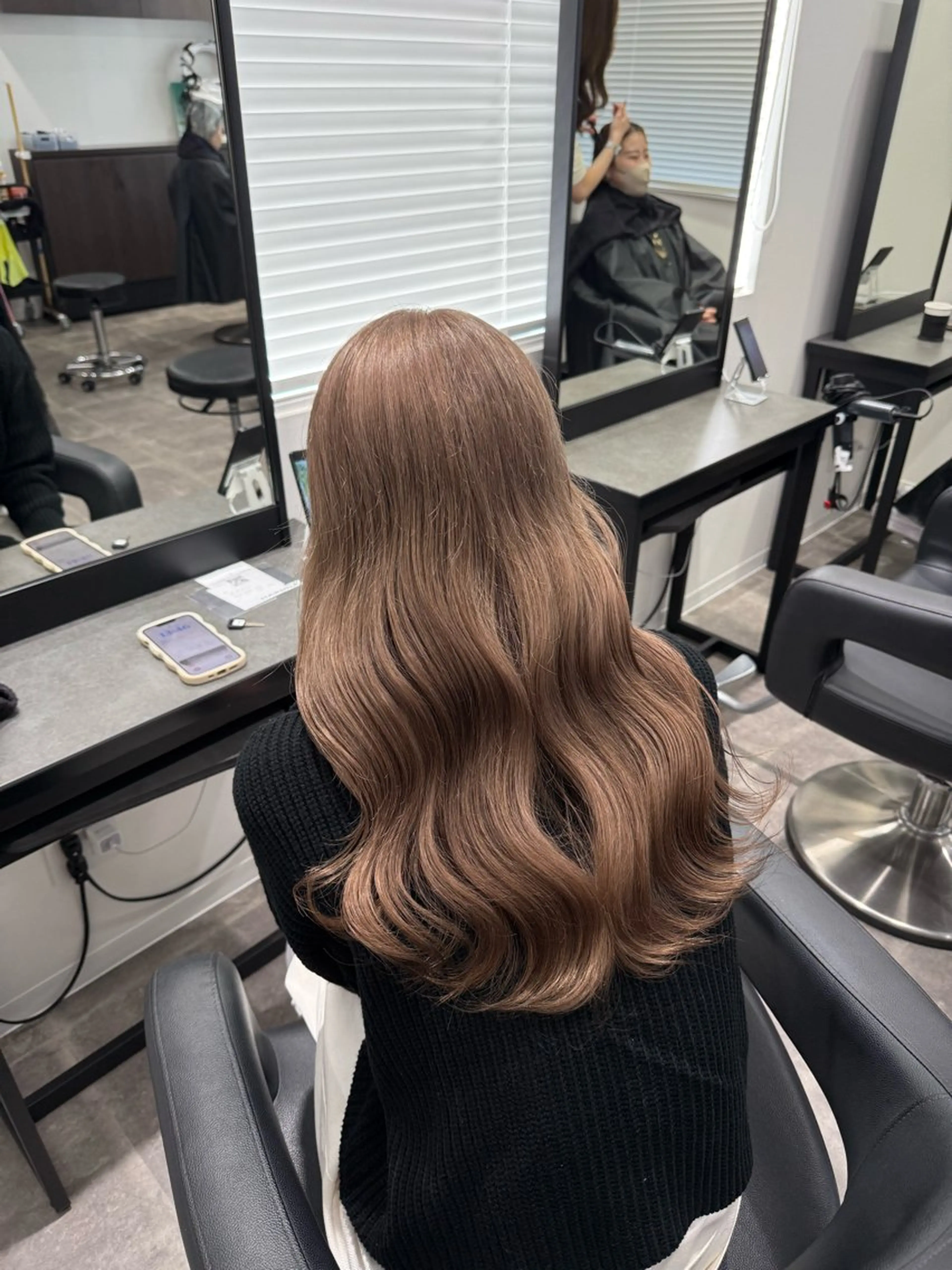 ロング カラー ヘアアレンジ ヘアカラー トリートメント ヘッドスパ 💗暖色特化ピンク/ 赤髪💗HARUNAのヘアスタイル