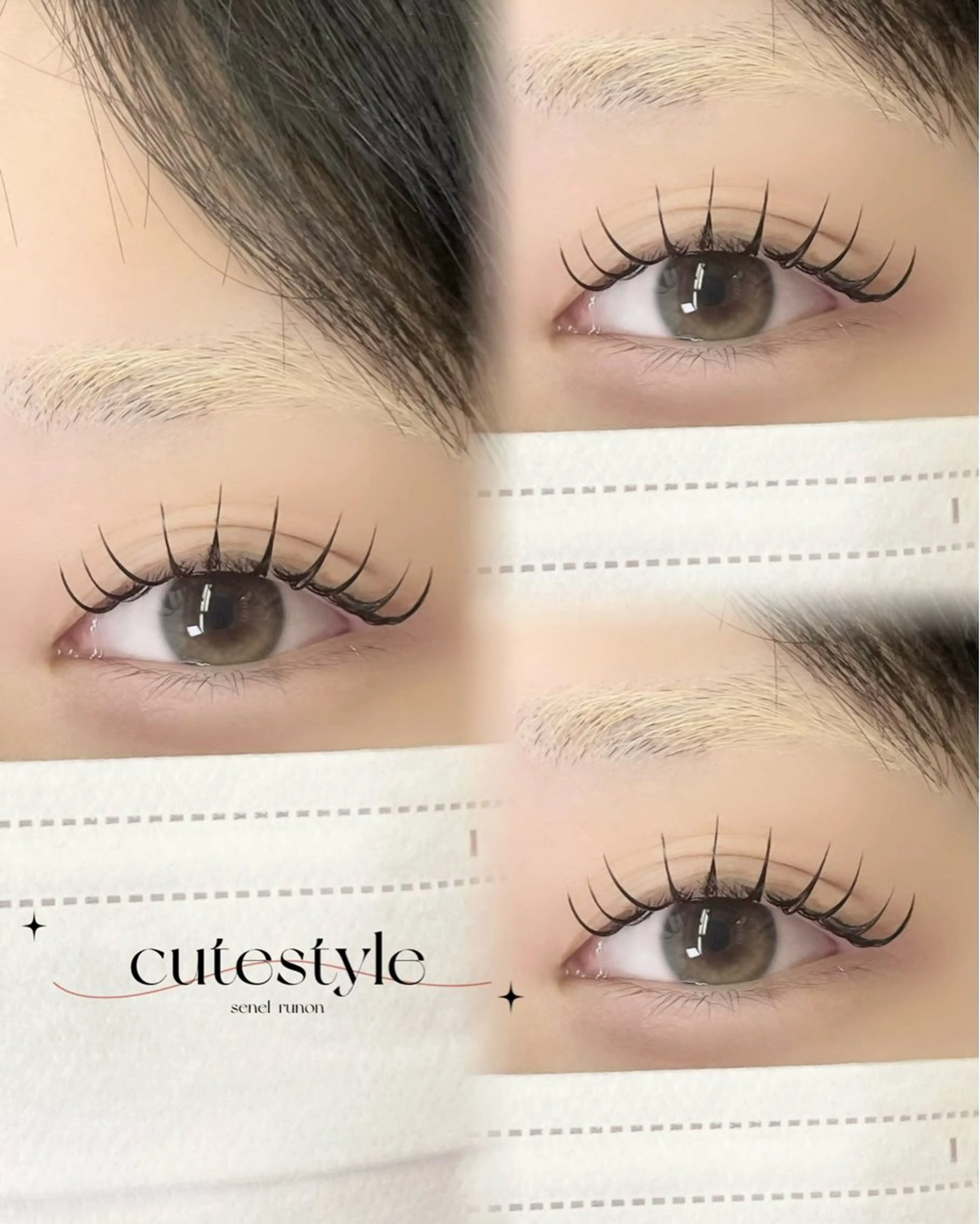 マツエク・マツパ マツエク RUNON 🎀 大阪福島 SeneLのマツエク・マツパデザイン