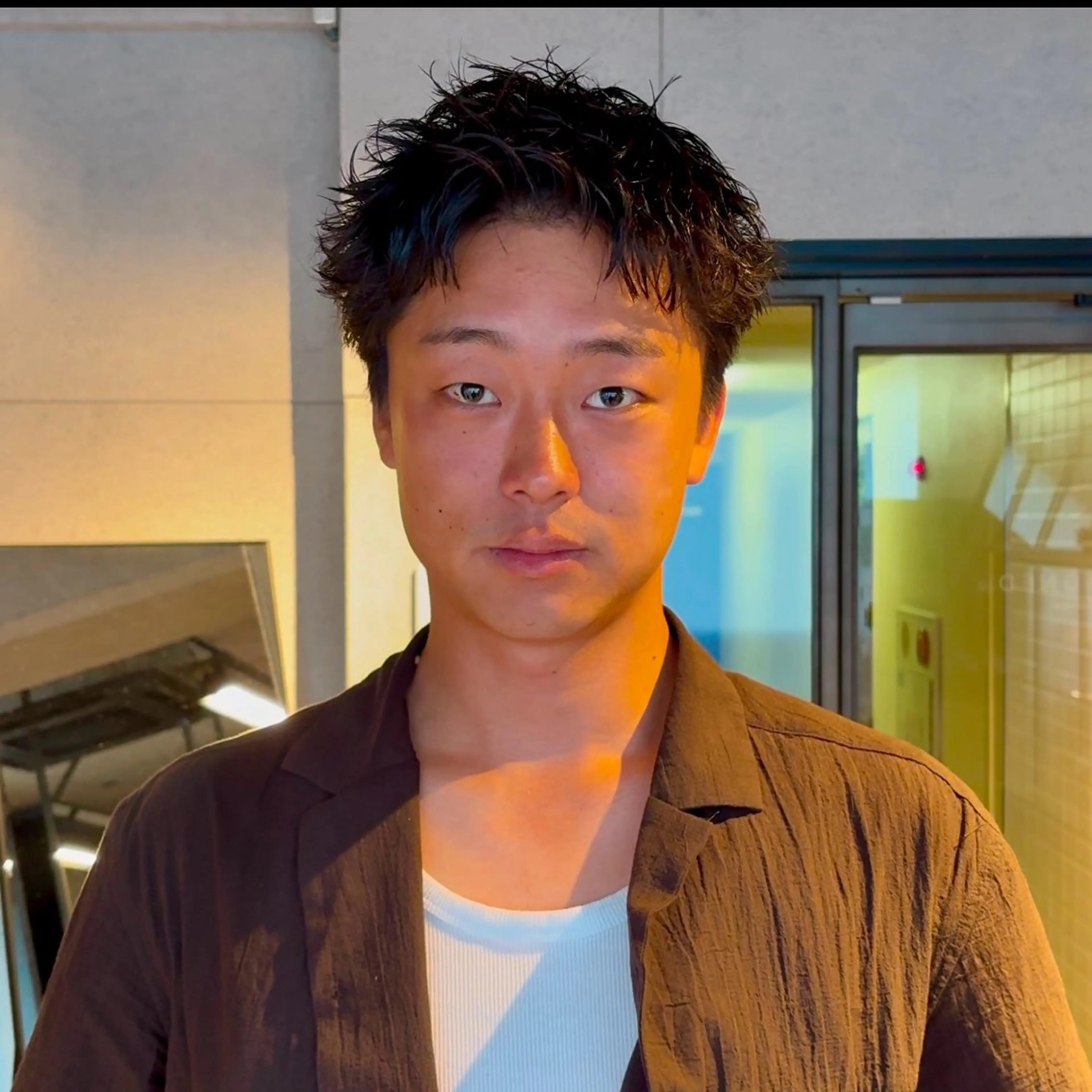 ショート パーマ メンズ 大矢瑛翔 ショート/パーマのヘアスタイル