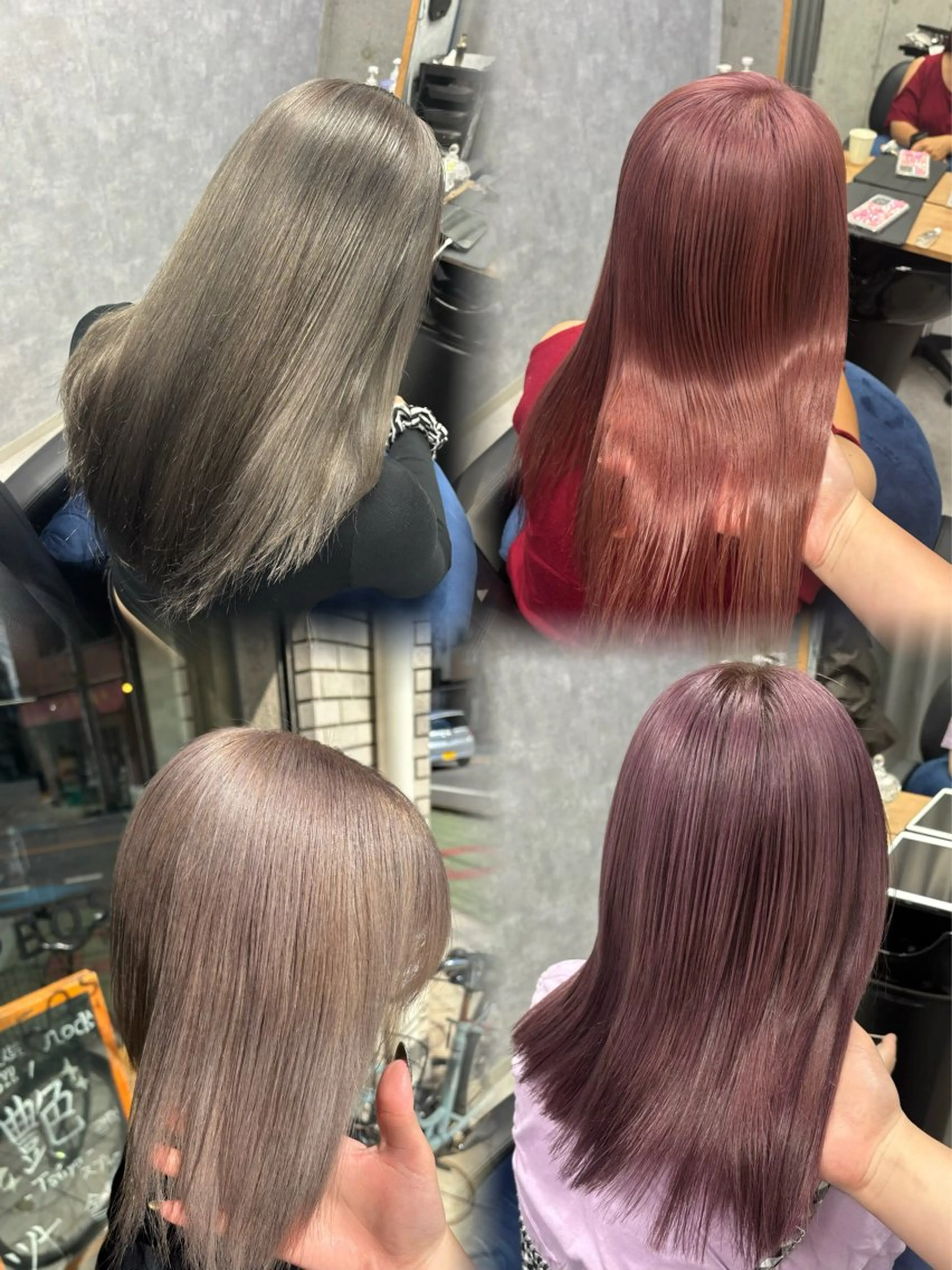🩶おすすめメニュー🩶ダブルカラー（ブリーチ1回+全体カラー）の写真