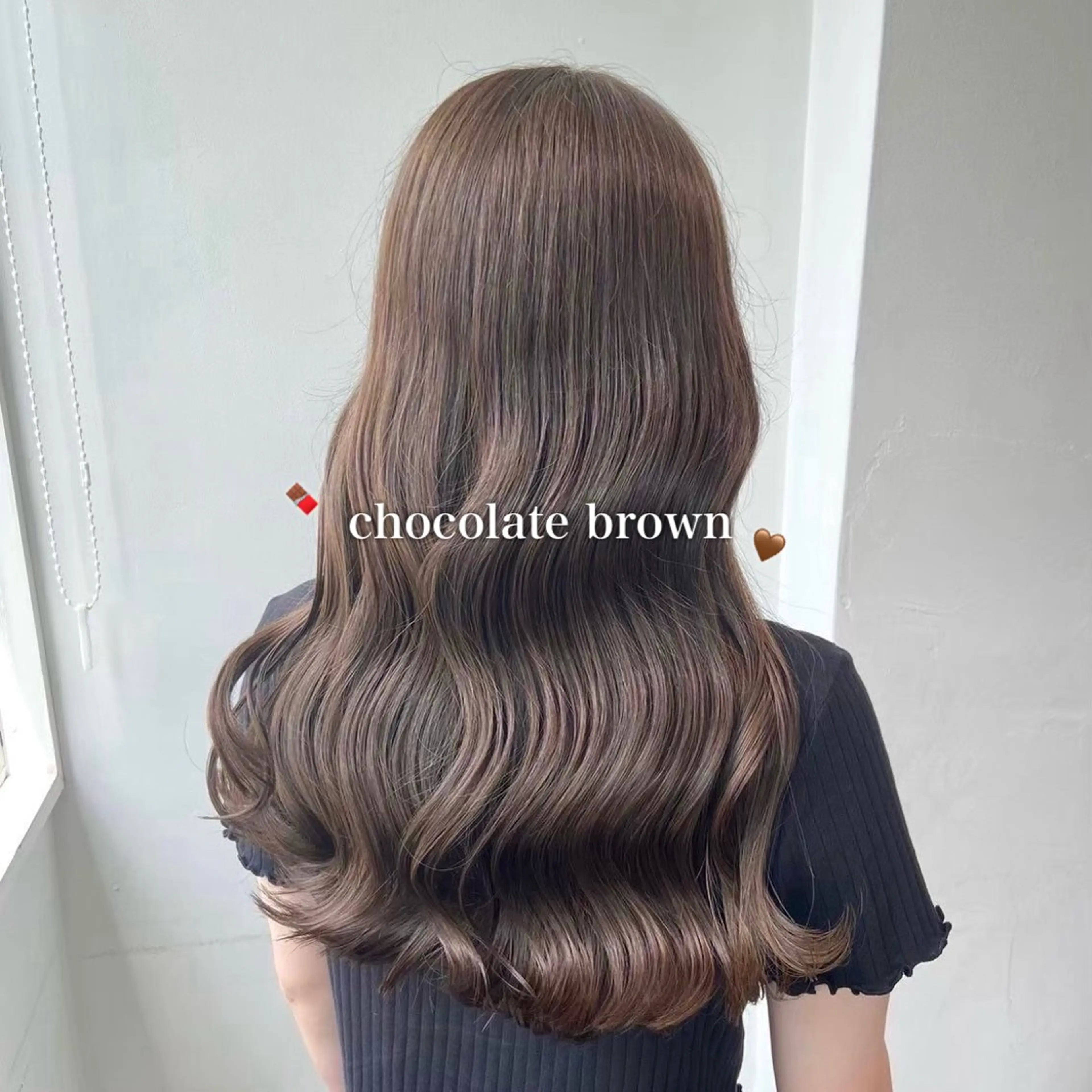 ロング カラー 韓国っぽ♡寒色/暗髪 🫧MOEKA🦋のヘアスタイル