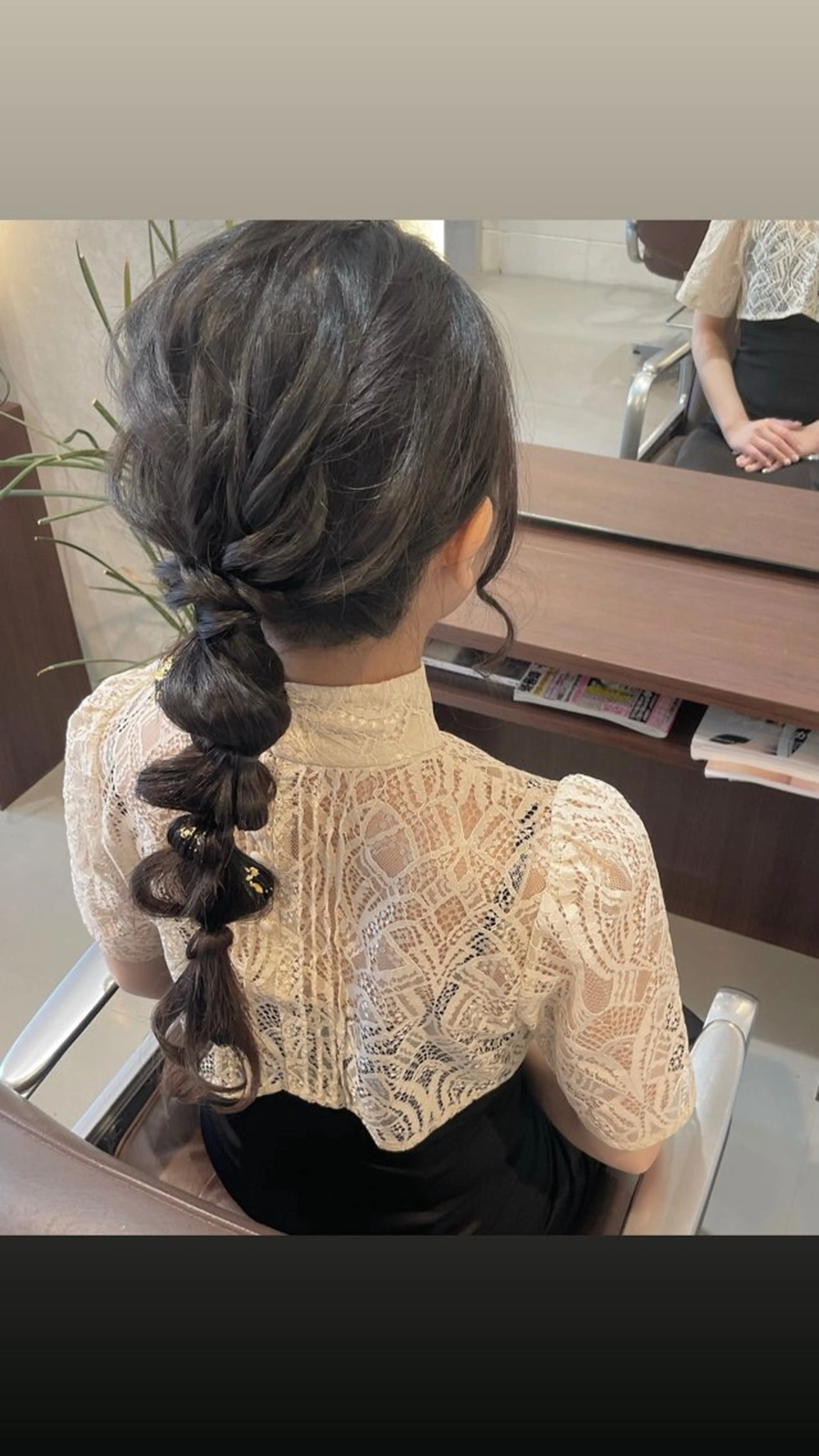 ヘアセット chic 渡辺 桃羽のヘアスタイル