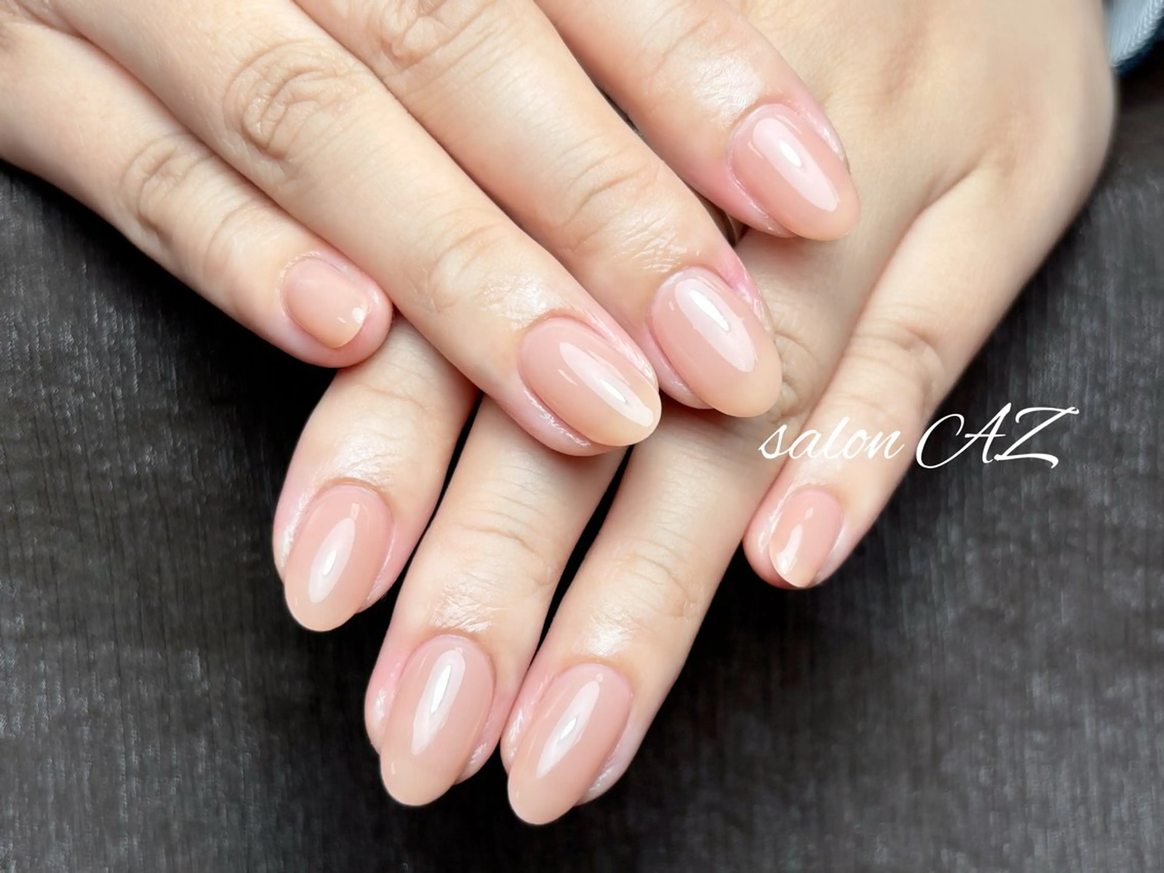 ネイル 桜ネイル 長さ出し フットネイル フレンチネイル ジェルネイル salon AZのネイルデザイン