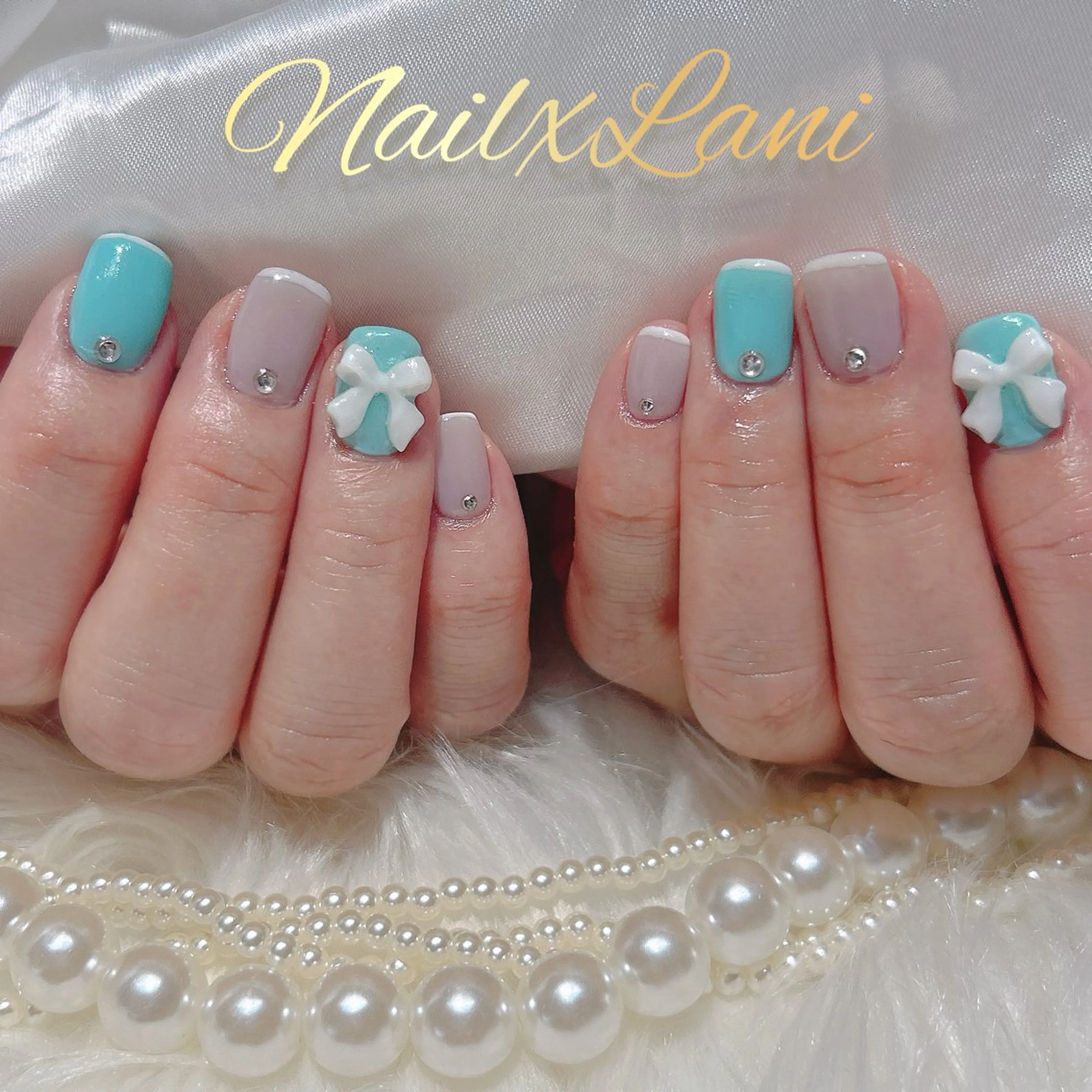 ネイル フットネイル ジェルネイル マグネットネイル パラジェル ハンドネイル Nail×Lani 深爪矯正対応◎のネイルデザイン
