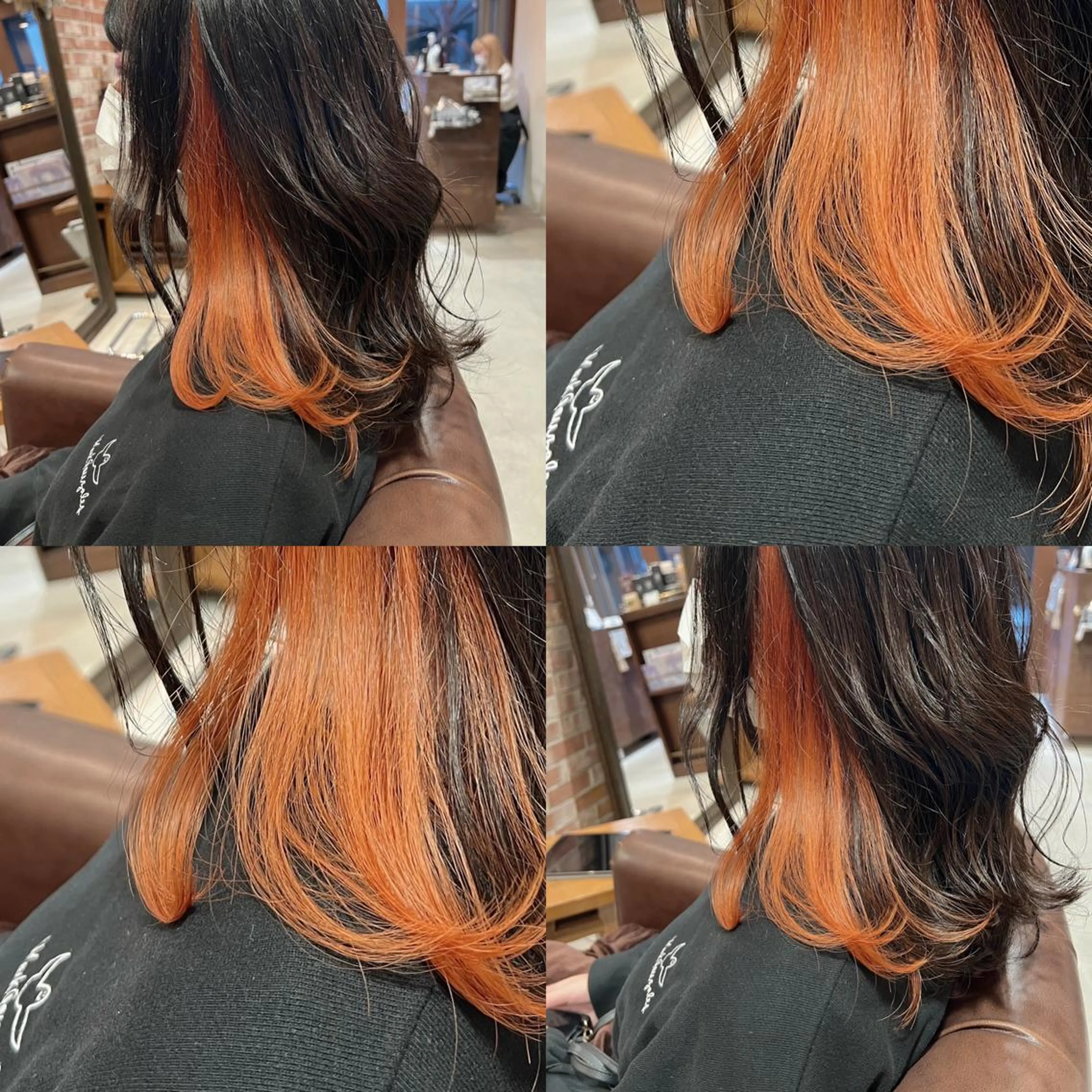 セミロング ✨ミニモ限定価格◎ ブリーチ無しカラーのヘアスタイル