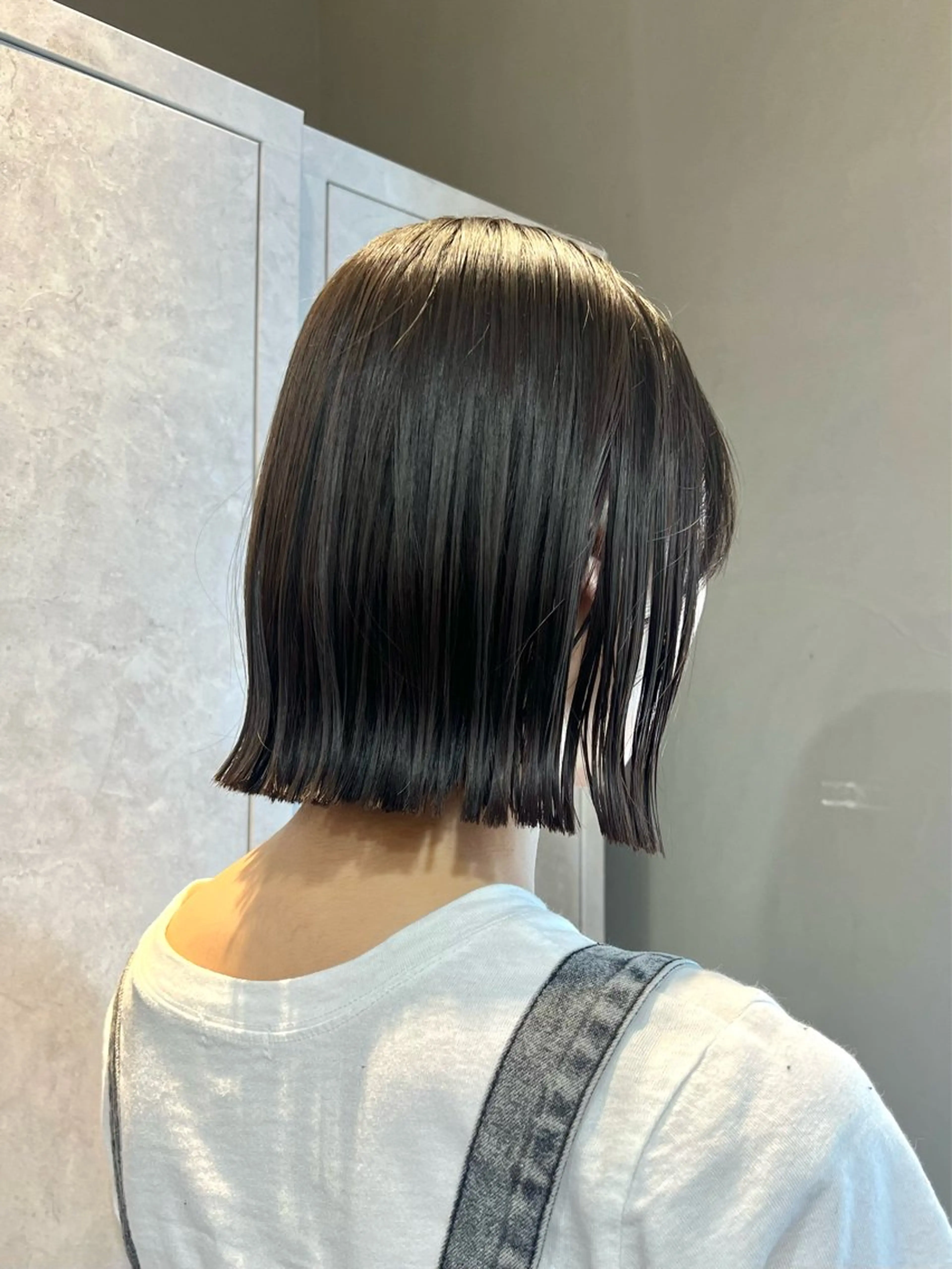 ショート カラー ボブ 神戸ボブ✂️ ioe三宮/田 伸佳のヘアスタイル
