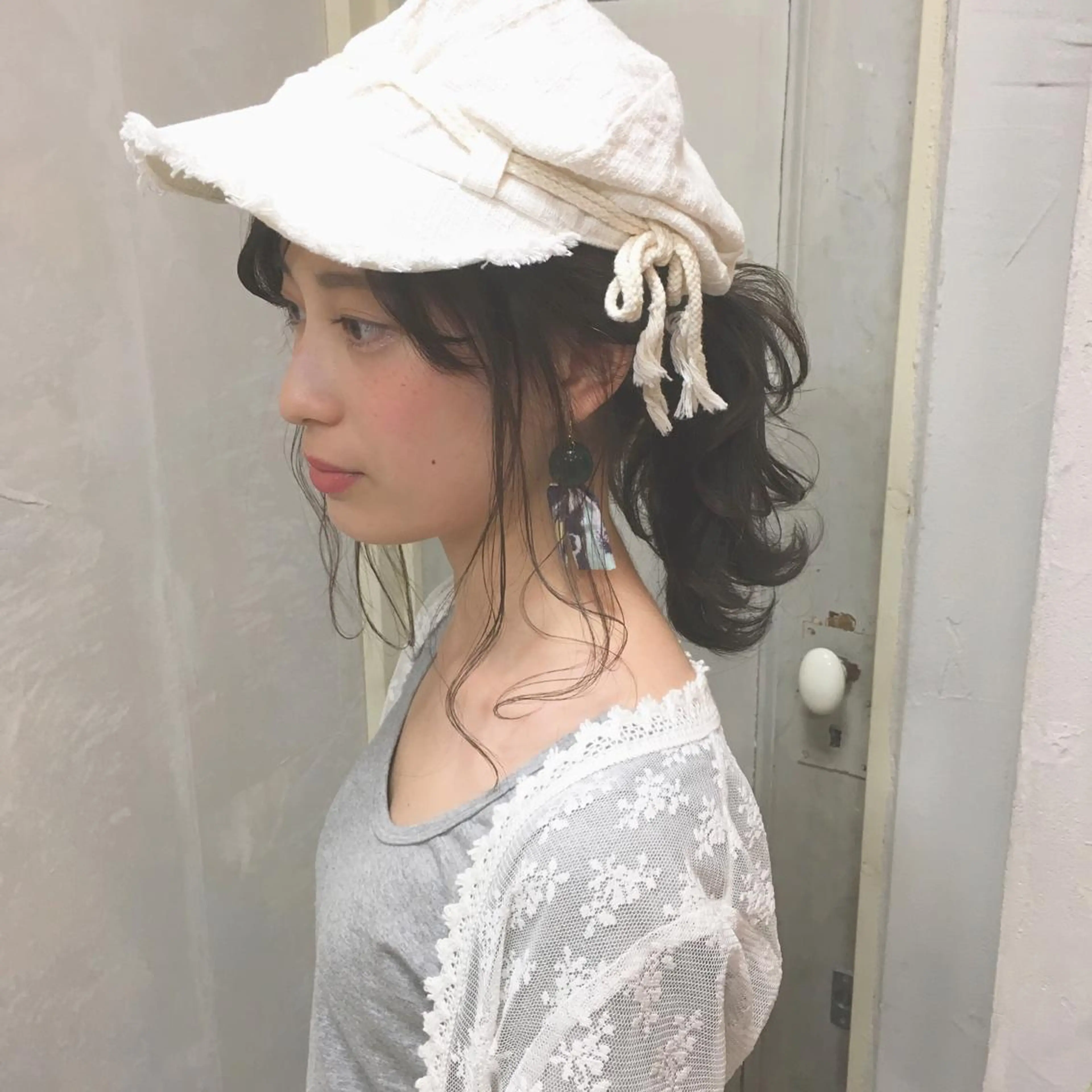 セミロング カラー ヘアアレンジ autre所属・大久保 ひでなりのヘアスタイル