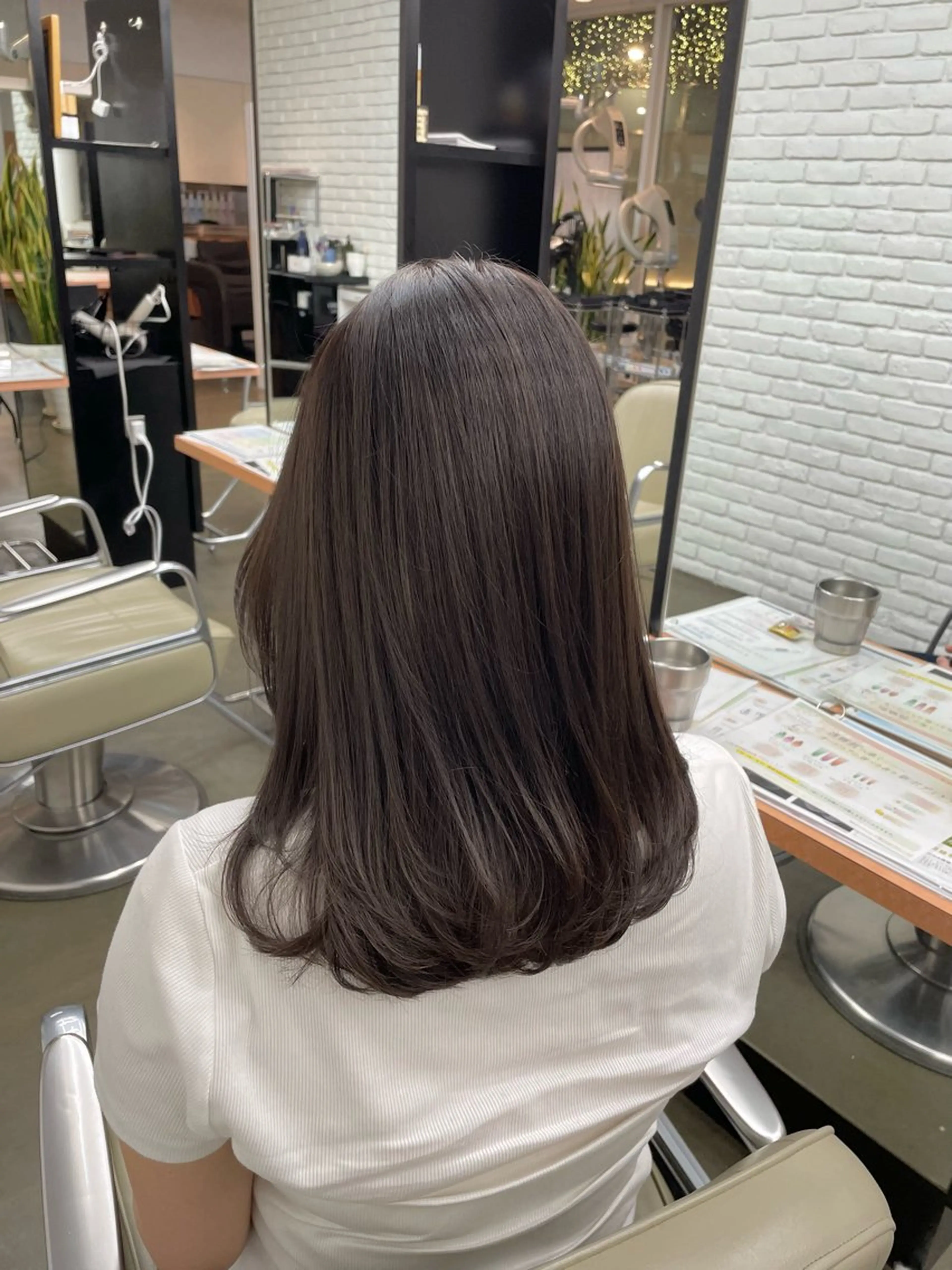 セミロング カット トリートメント ヘアセット 🍑まき/カット /髪質改善カラー🍑のヘアスタイル