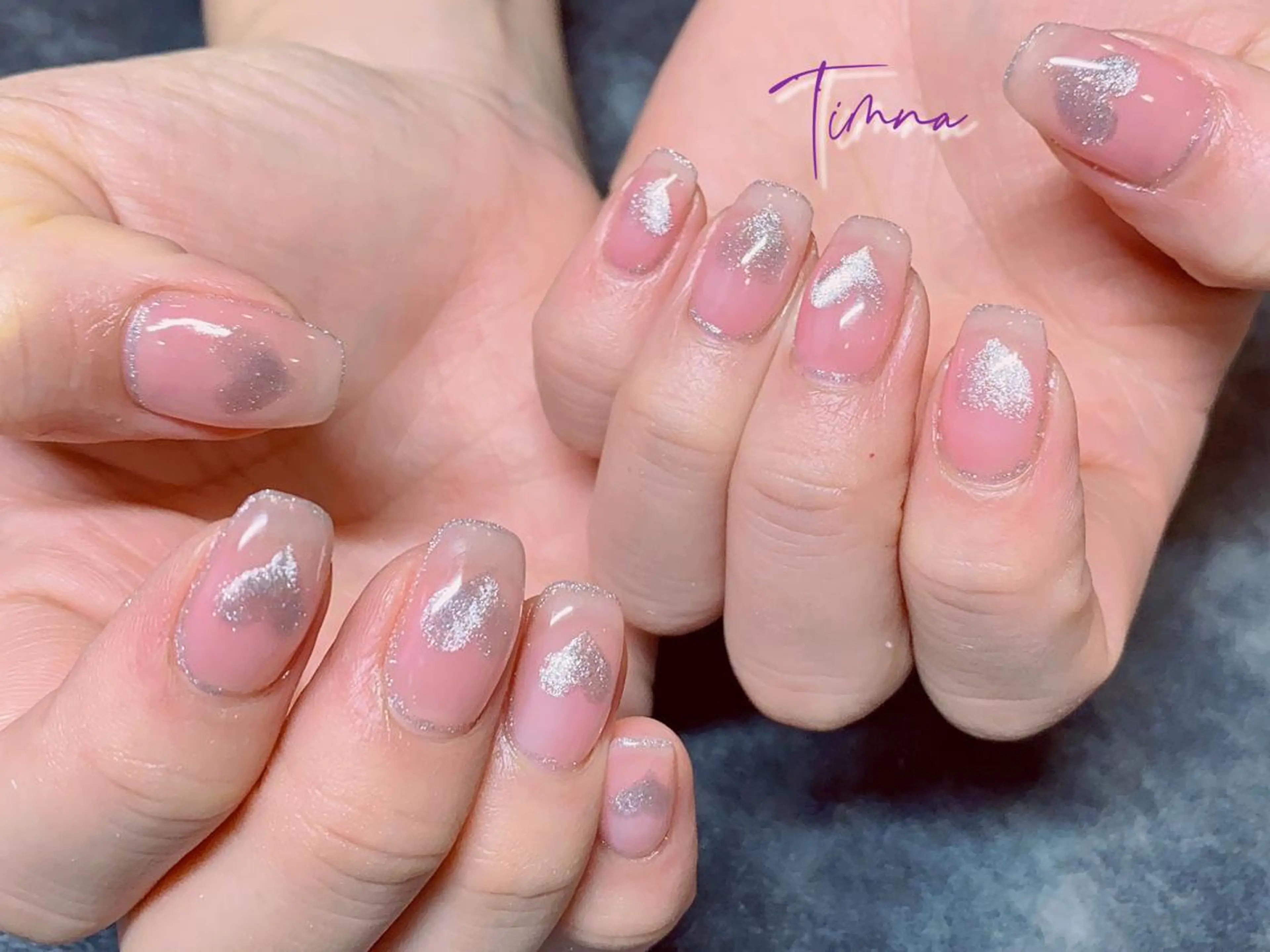 ミディアム ハンドネイル NAILSALON 🍔Timna🍟のネイルデザイン