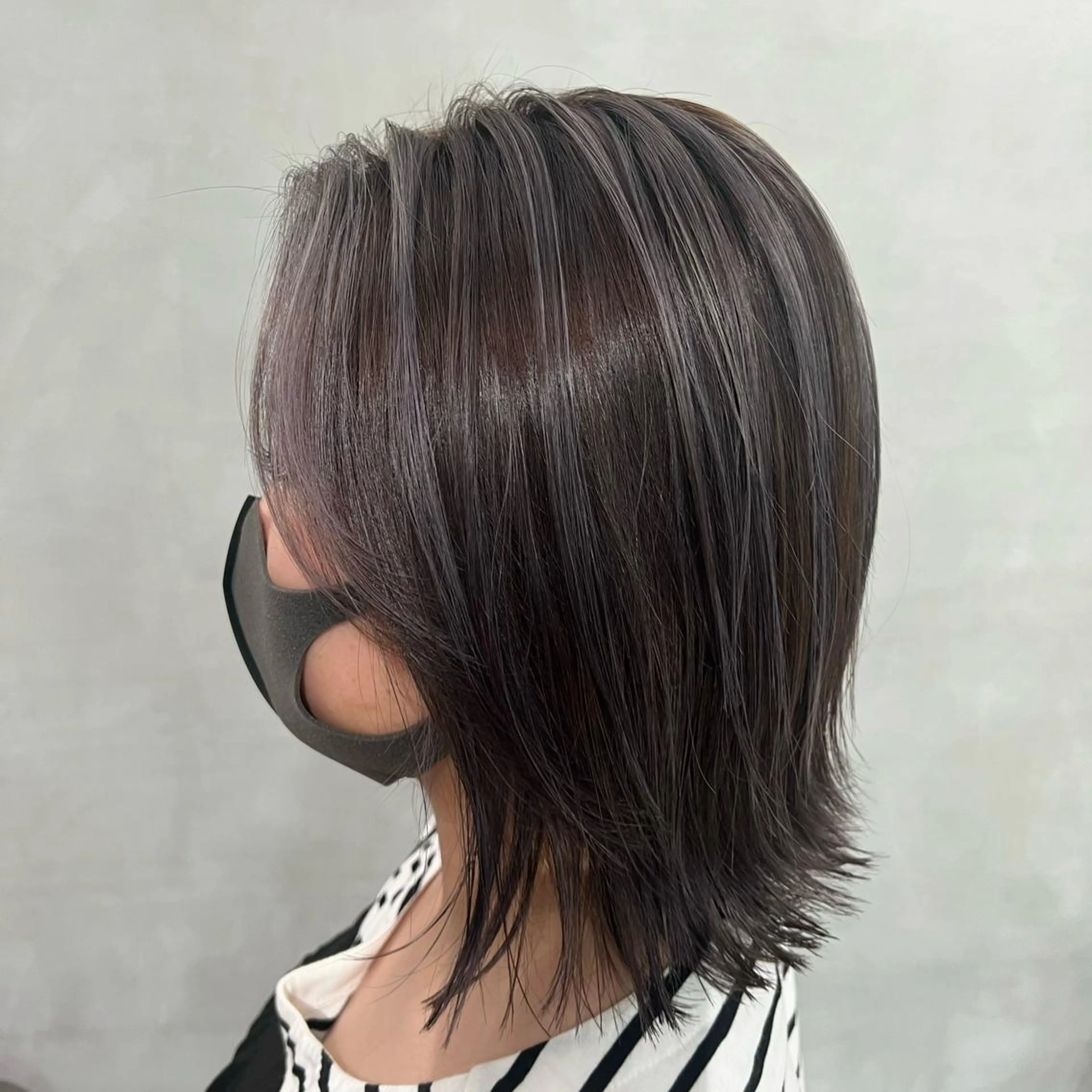 ショート カラー ブリーチ グレージュ ハイライトカラー ハイライト カット ヘアカラー トリートメント 🌹似合わせカラー/ 酸性縮毛🌹野本麗奈のヘアスタイル
