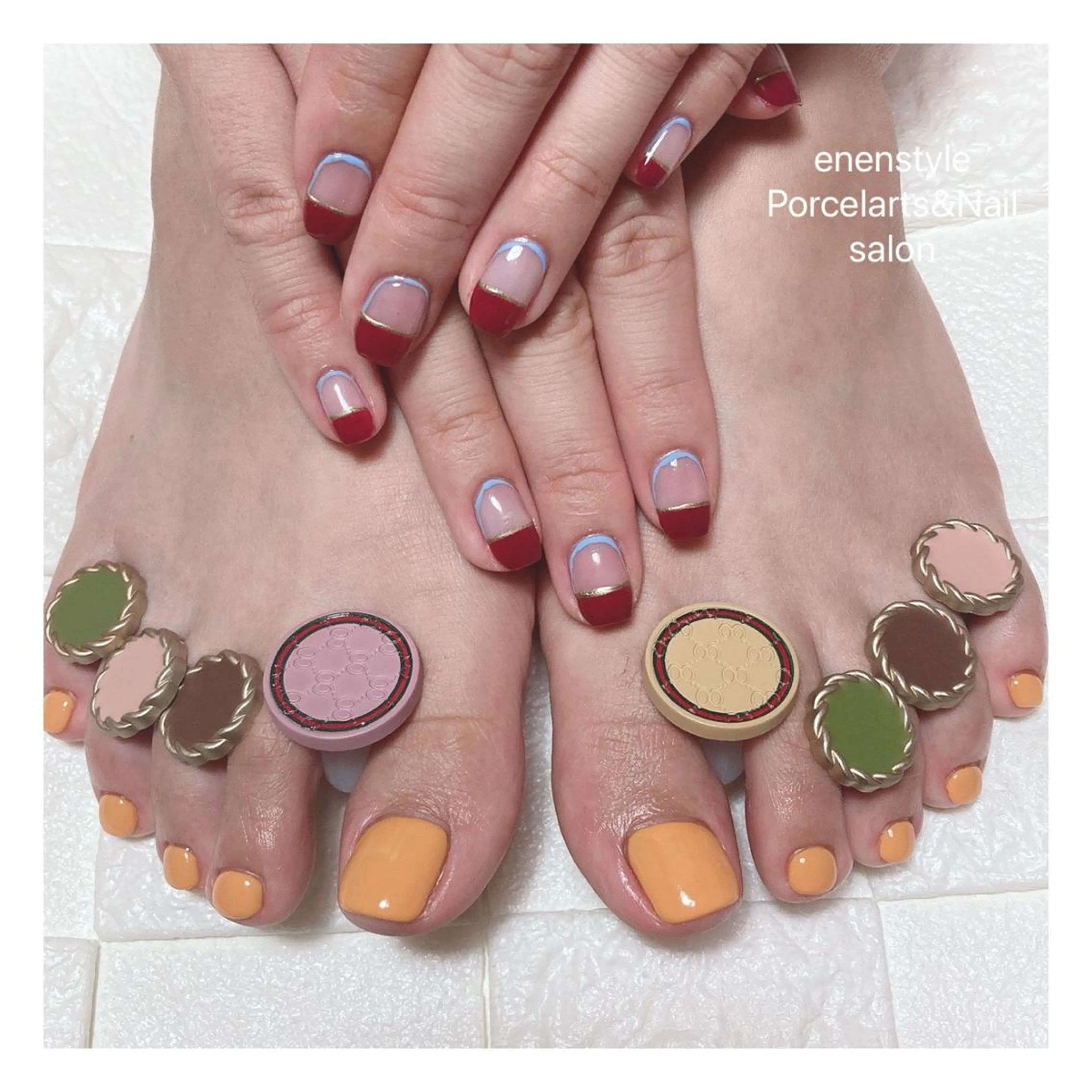 ミディアム ネイル 👑enen style👑のネイルデザイン