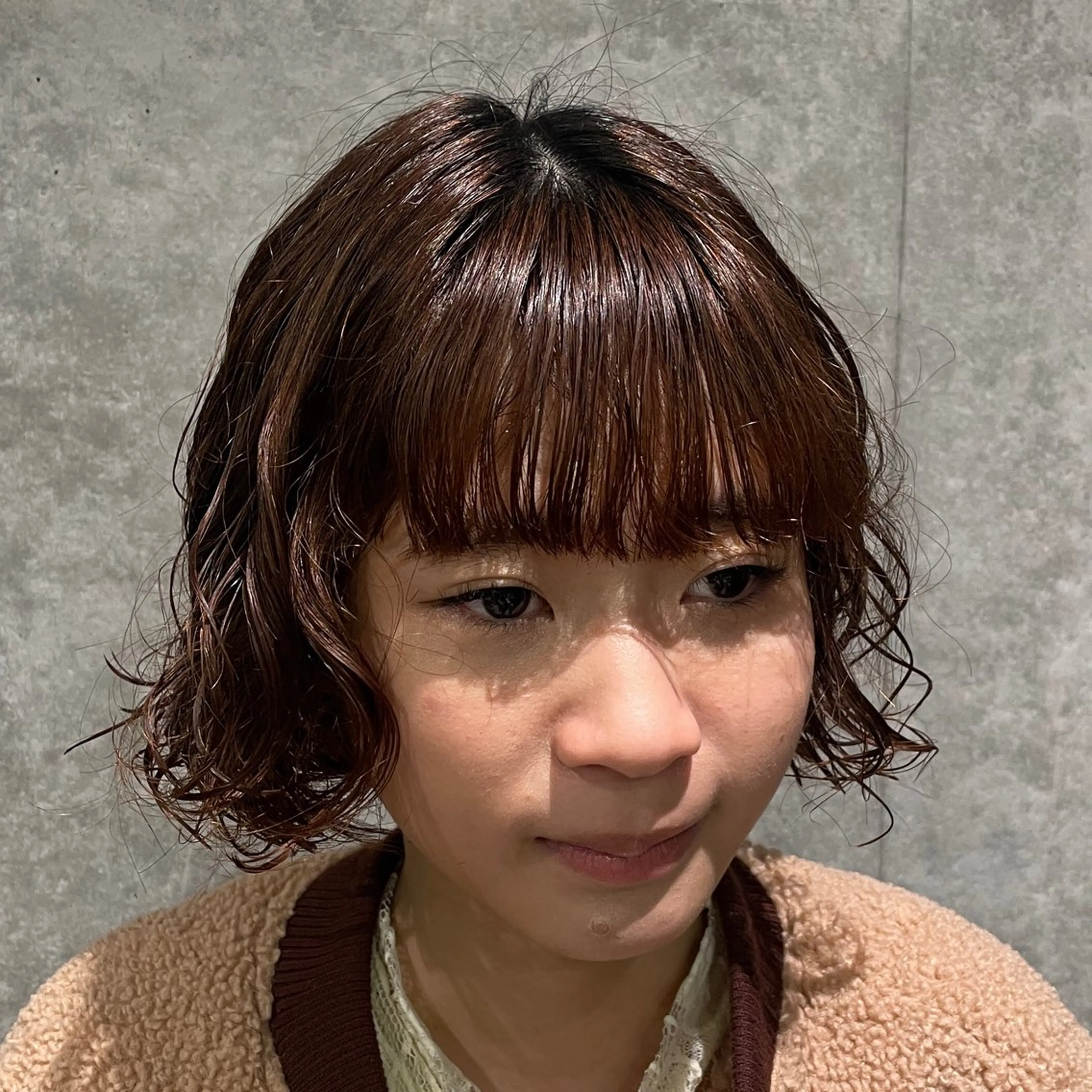 パーマ 透明感カラー/ アレンジ/篠崎渚彩のヘアスタイル
