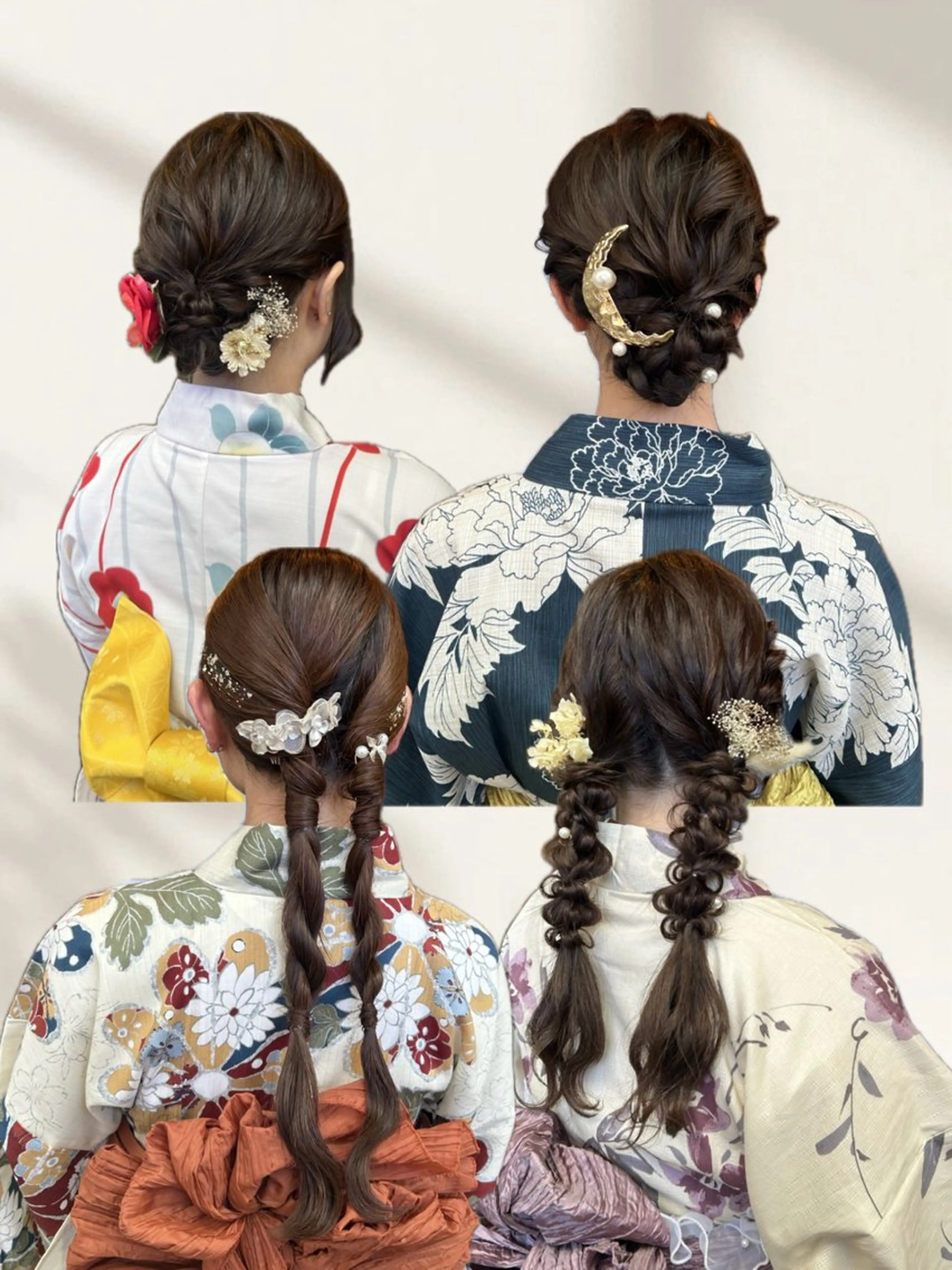 ミディアム ヘアアレンジ 浴衣 ヘアセット yoro /ミホのヘアスタイル