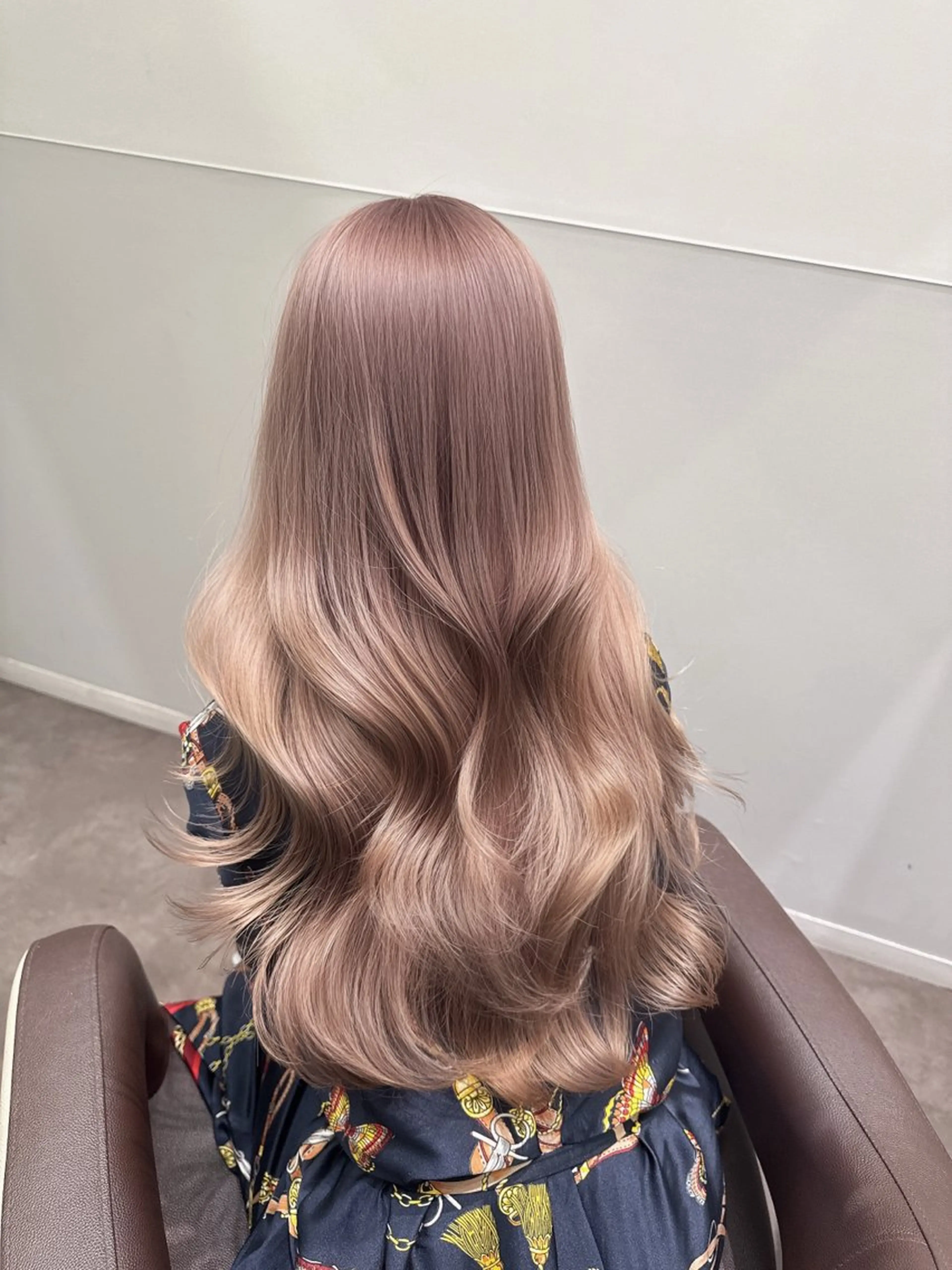 ロング ヘアカラー 竹内 玲飛のヘアスタイル