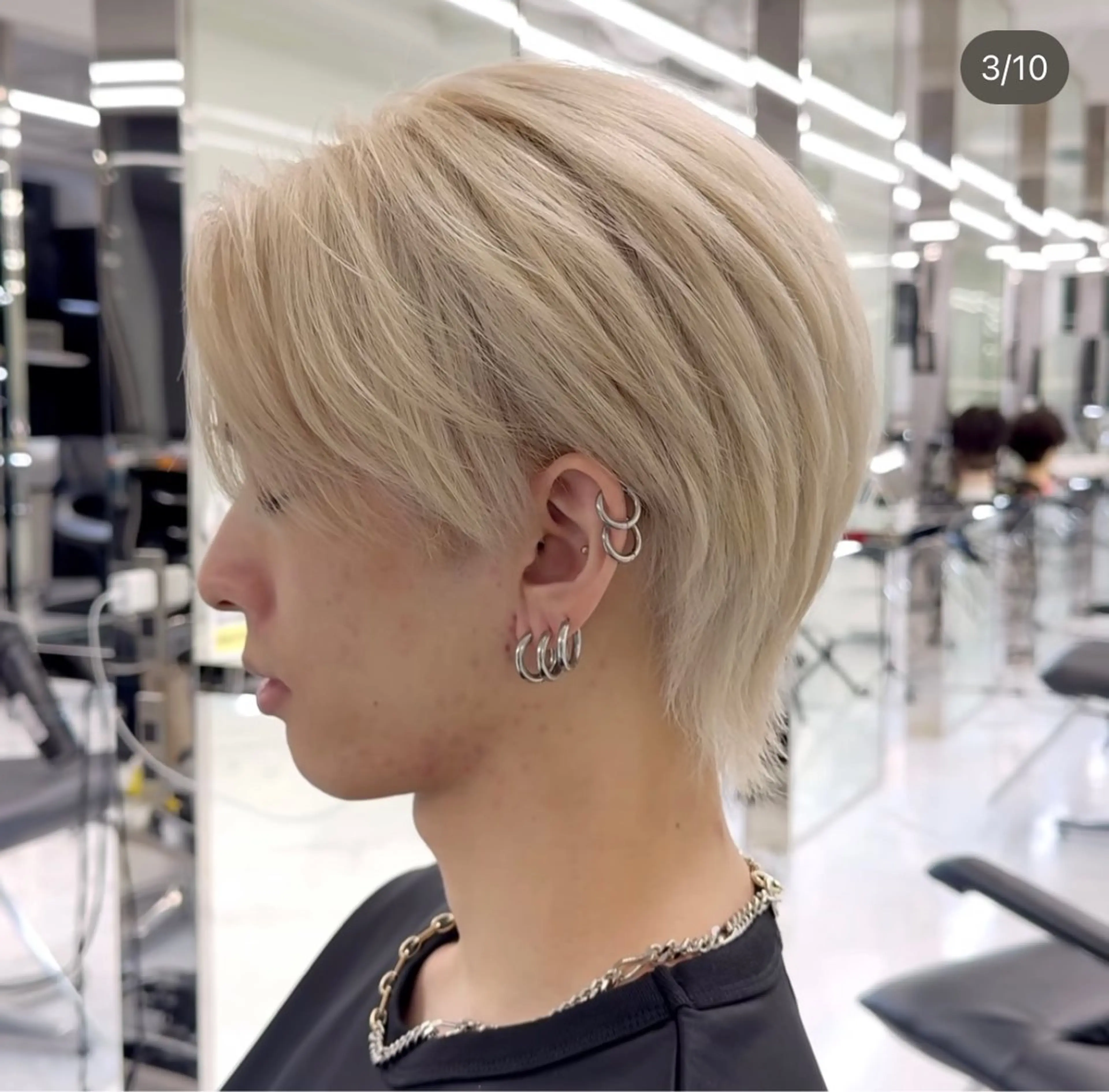 ショート ヘアカラー トリートメント ヘアセット ⭐️メンズ特化⭐️ パーマ カラーのヘアスタイル