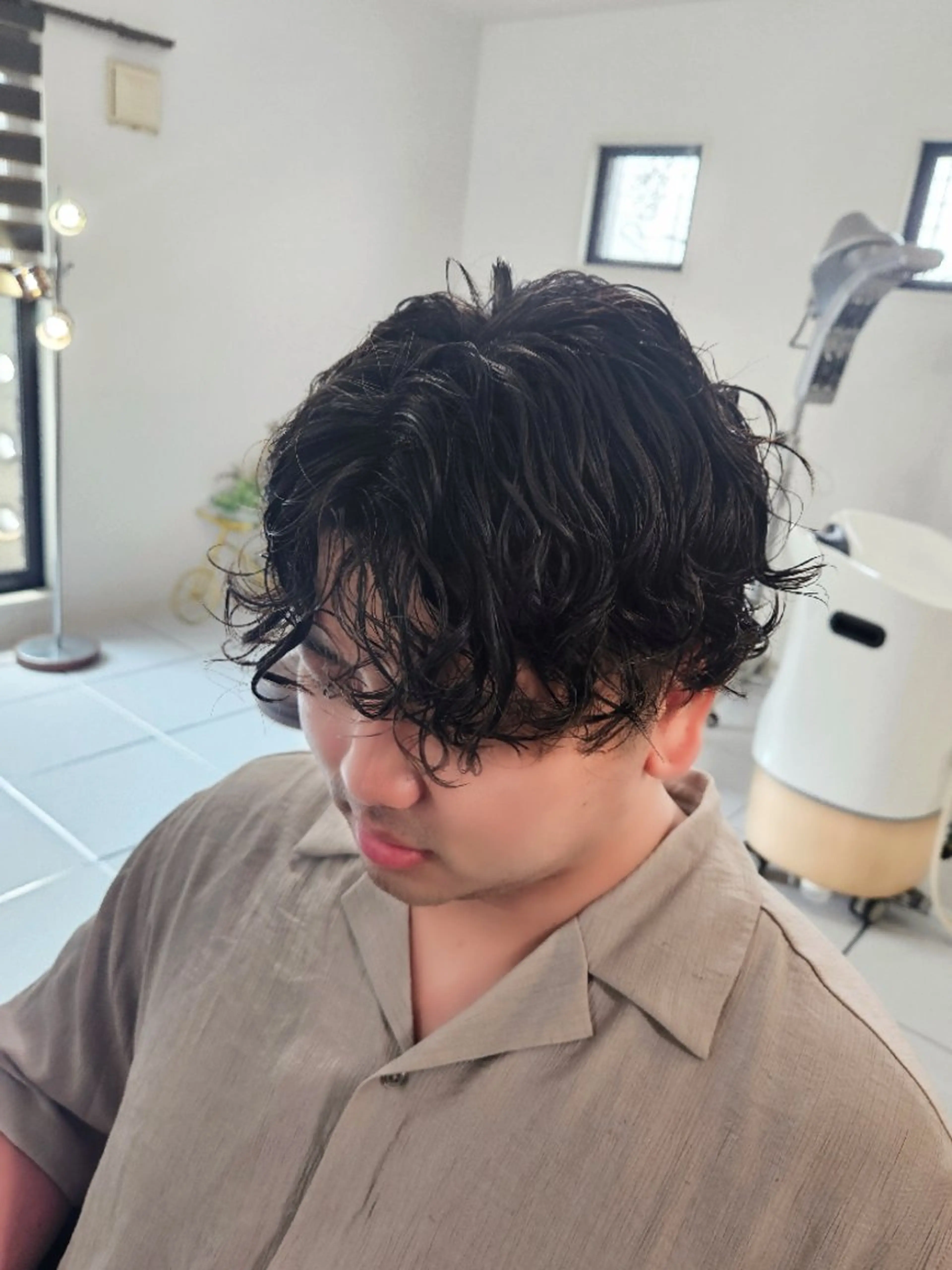ショート パーマ ma cherie 三浦直美のヘアスタイル