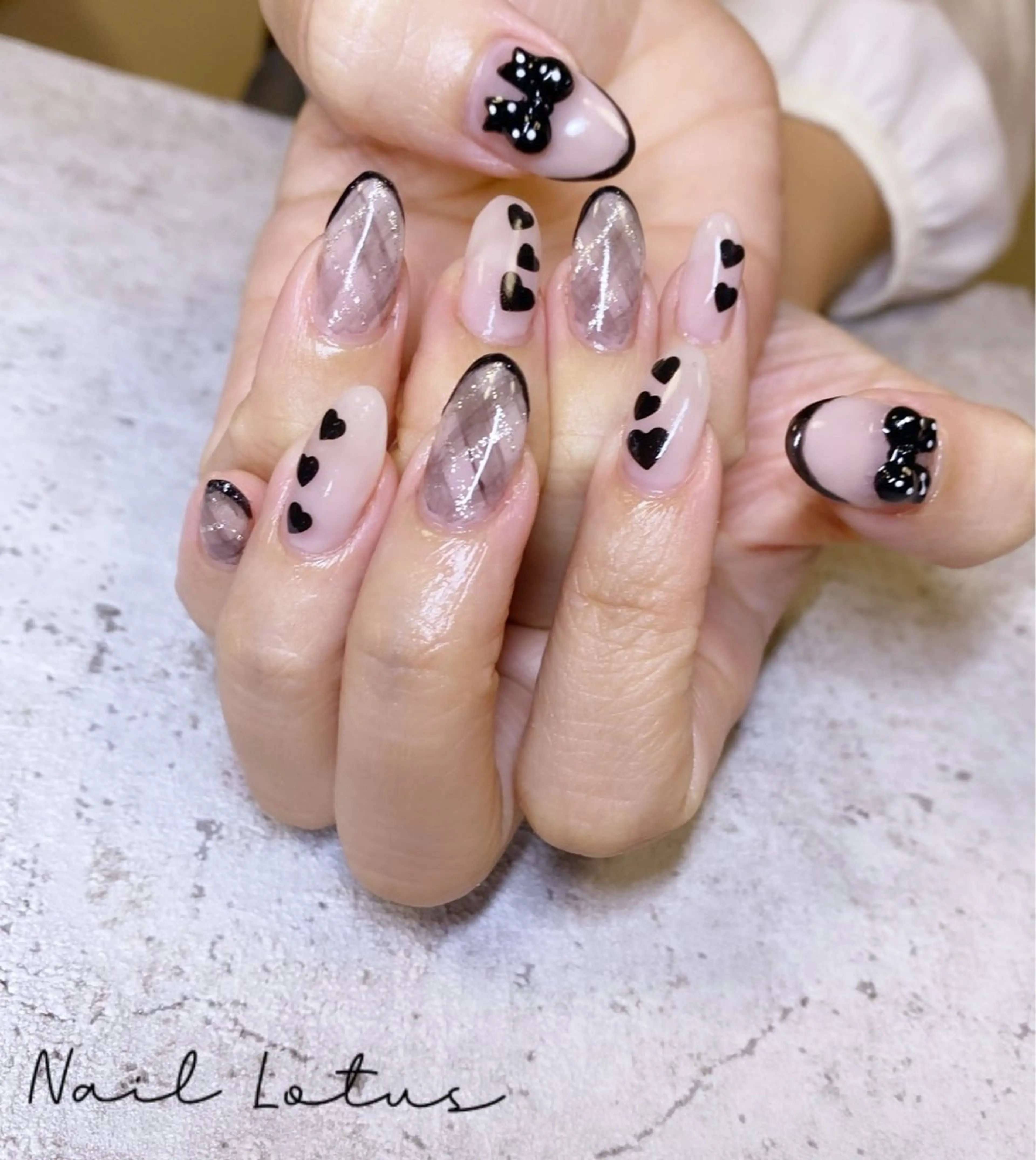 ネイル ハンドネイル ハンドケア ネイル＆脱毛 Lotus🌸のネイルデザイン