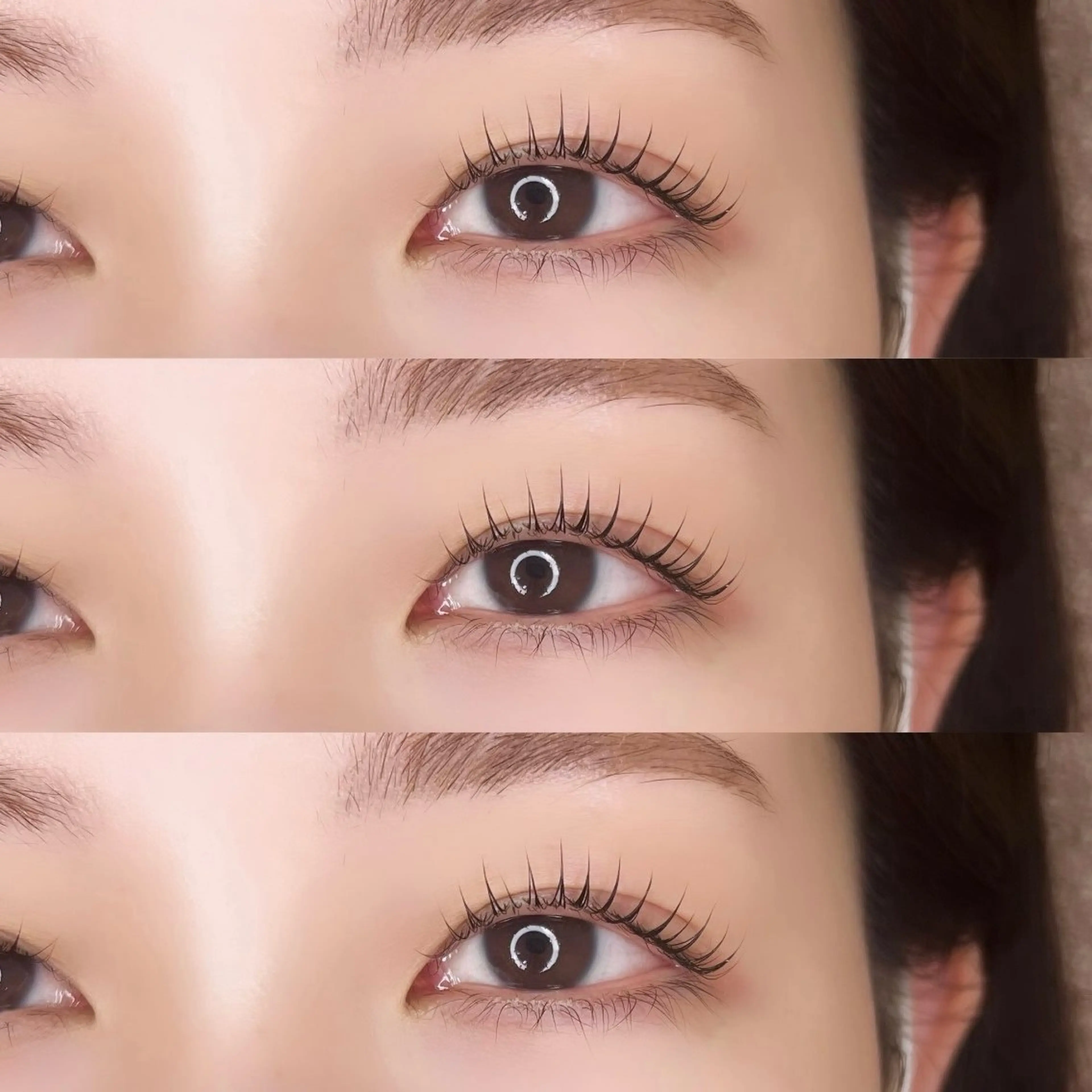 マツエク・マツパ 一重×まつ毛パーマ 新垣 美穂のマツエク・マツパデザイン