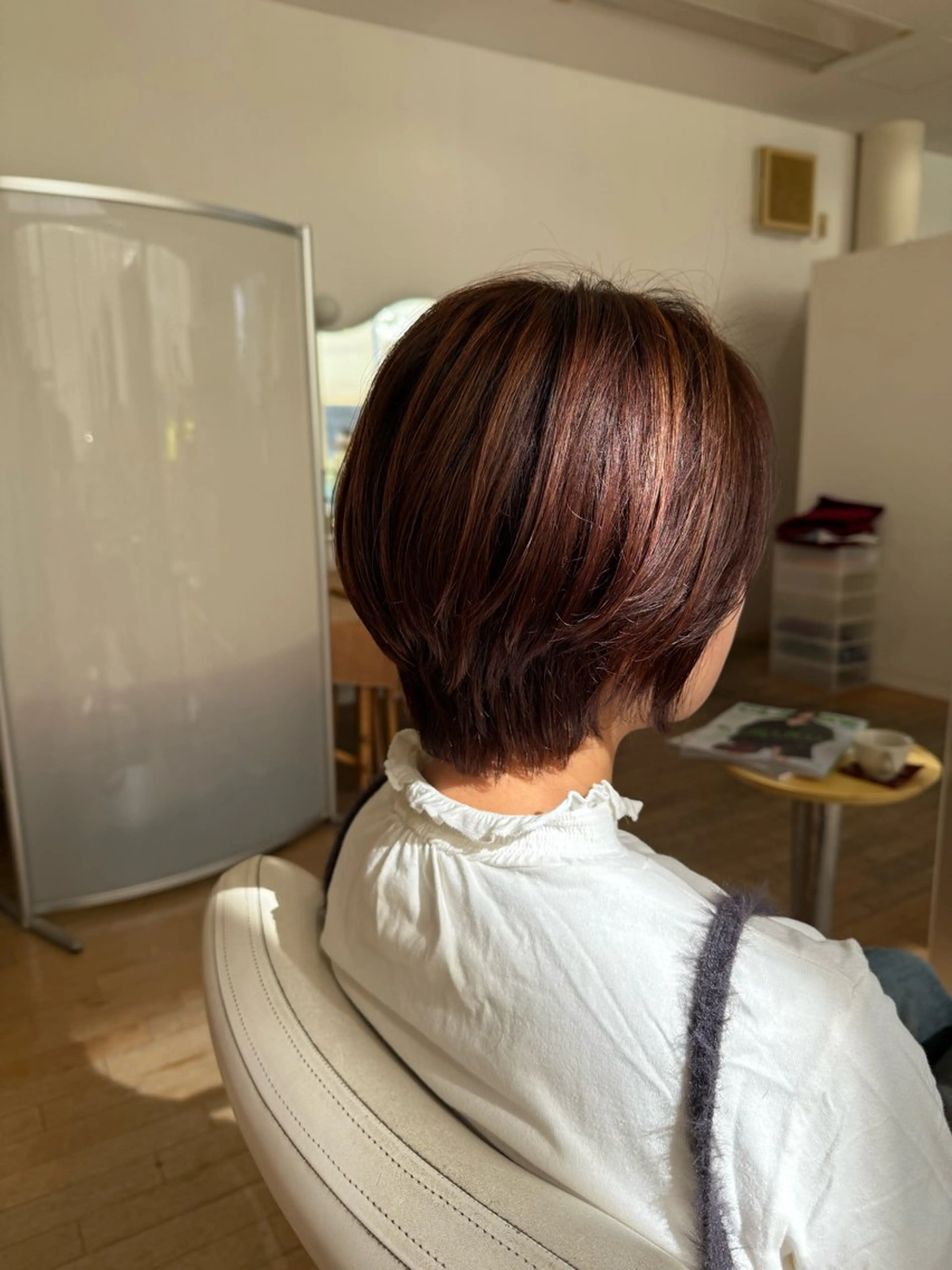 ショート カラー 山本 瑠華のヘアスタイル