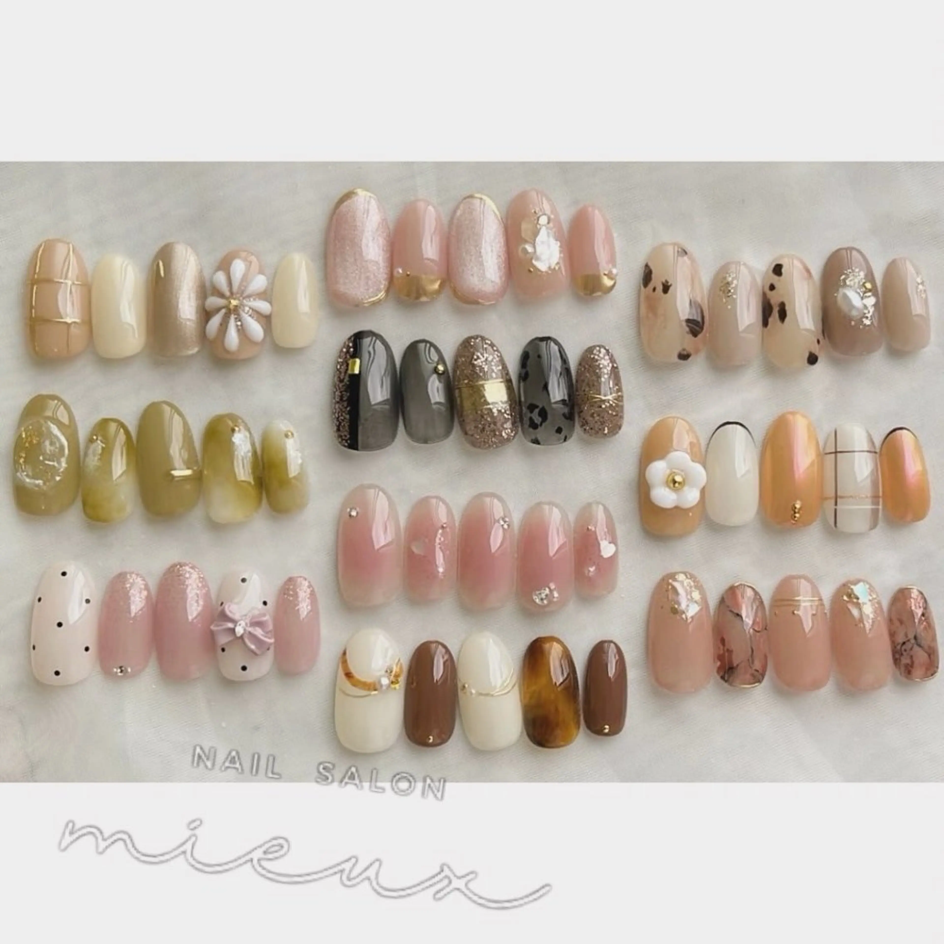 ネイル ハンドネイル mieux ariiiのネイルデザイン