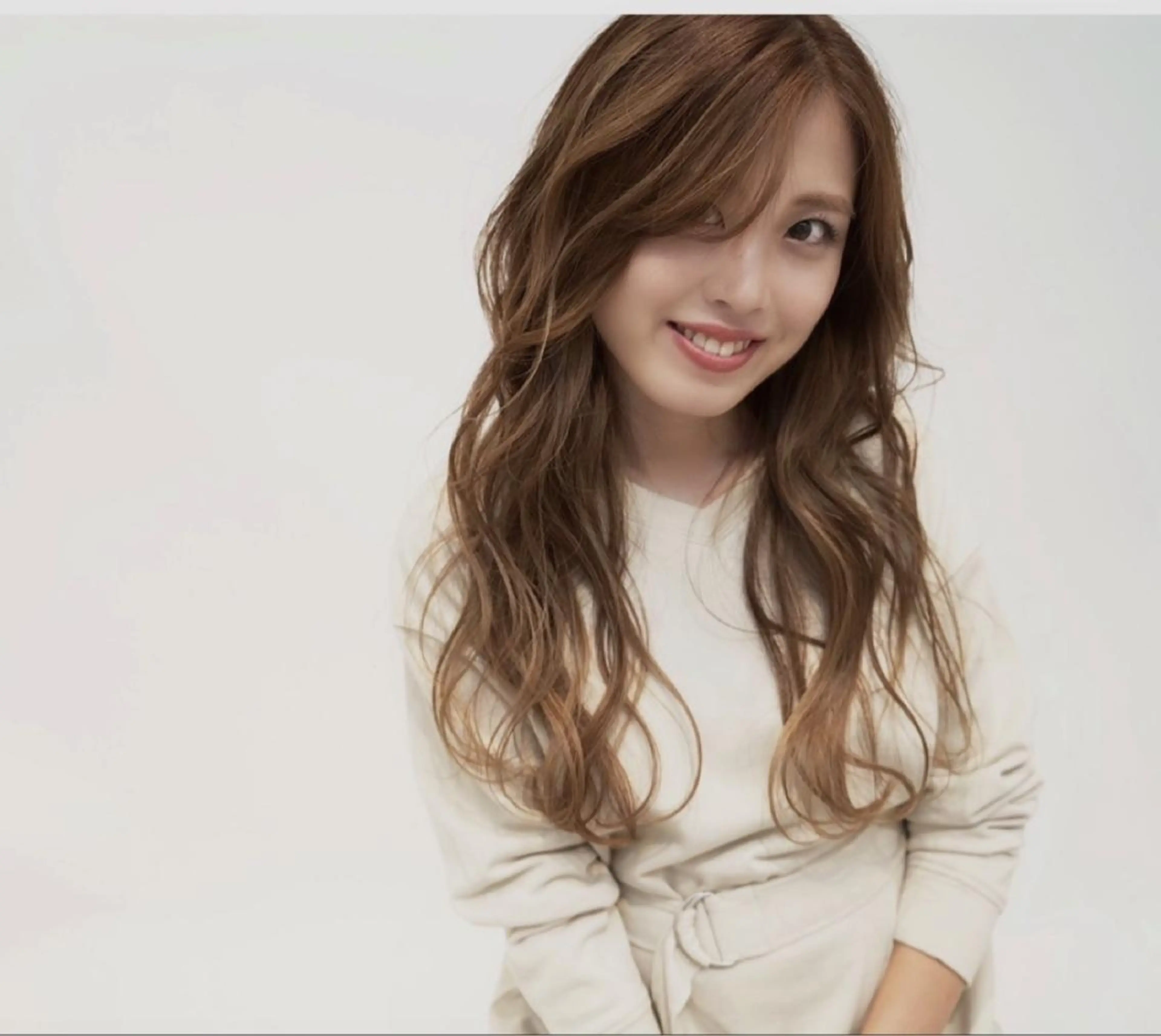 ロング カラー 京都烏丸ショート カット秋山のヘアスタイル