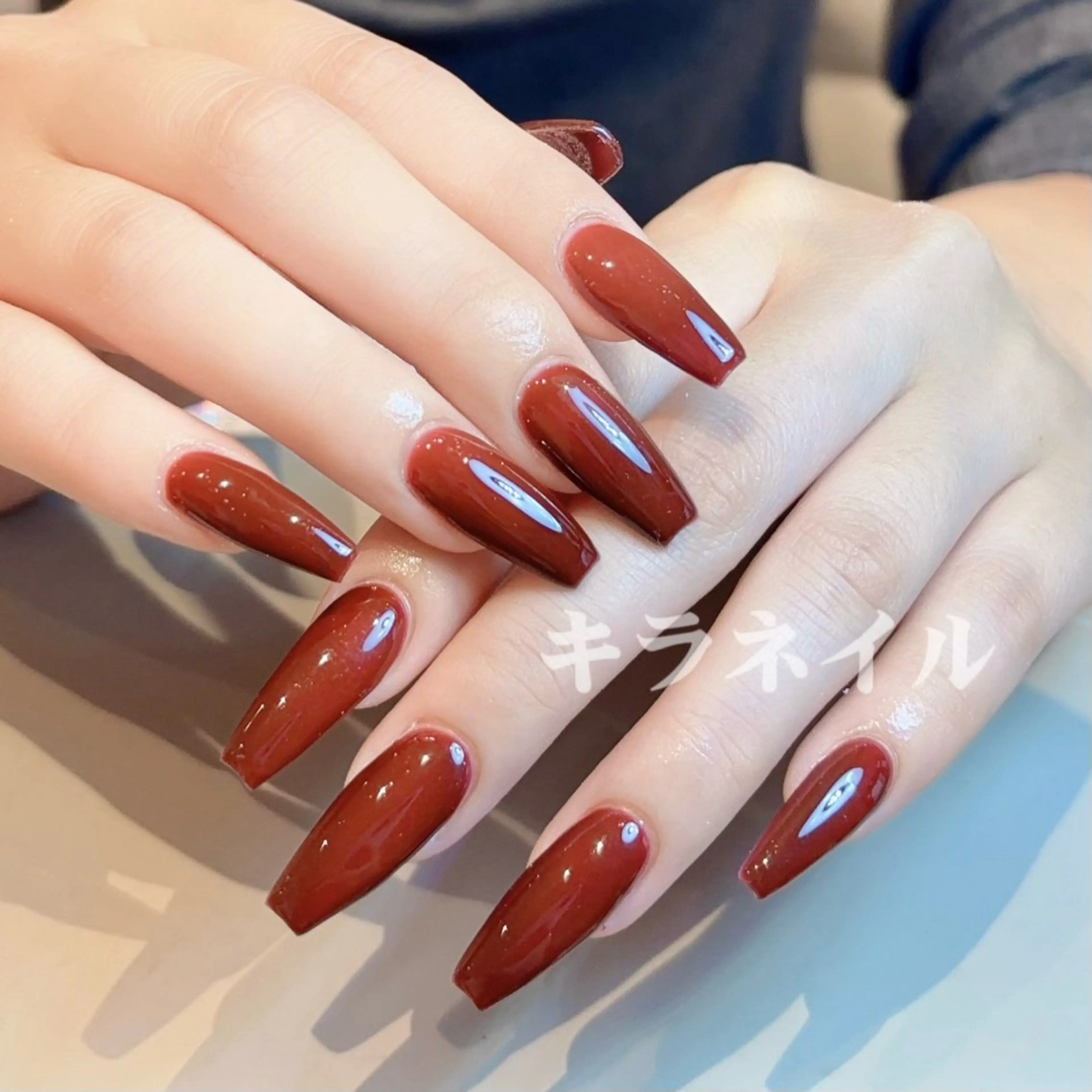 ネイル ハンドネイル 💗キラネイル💗 モチ最高のネイルデザイン