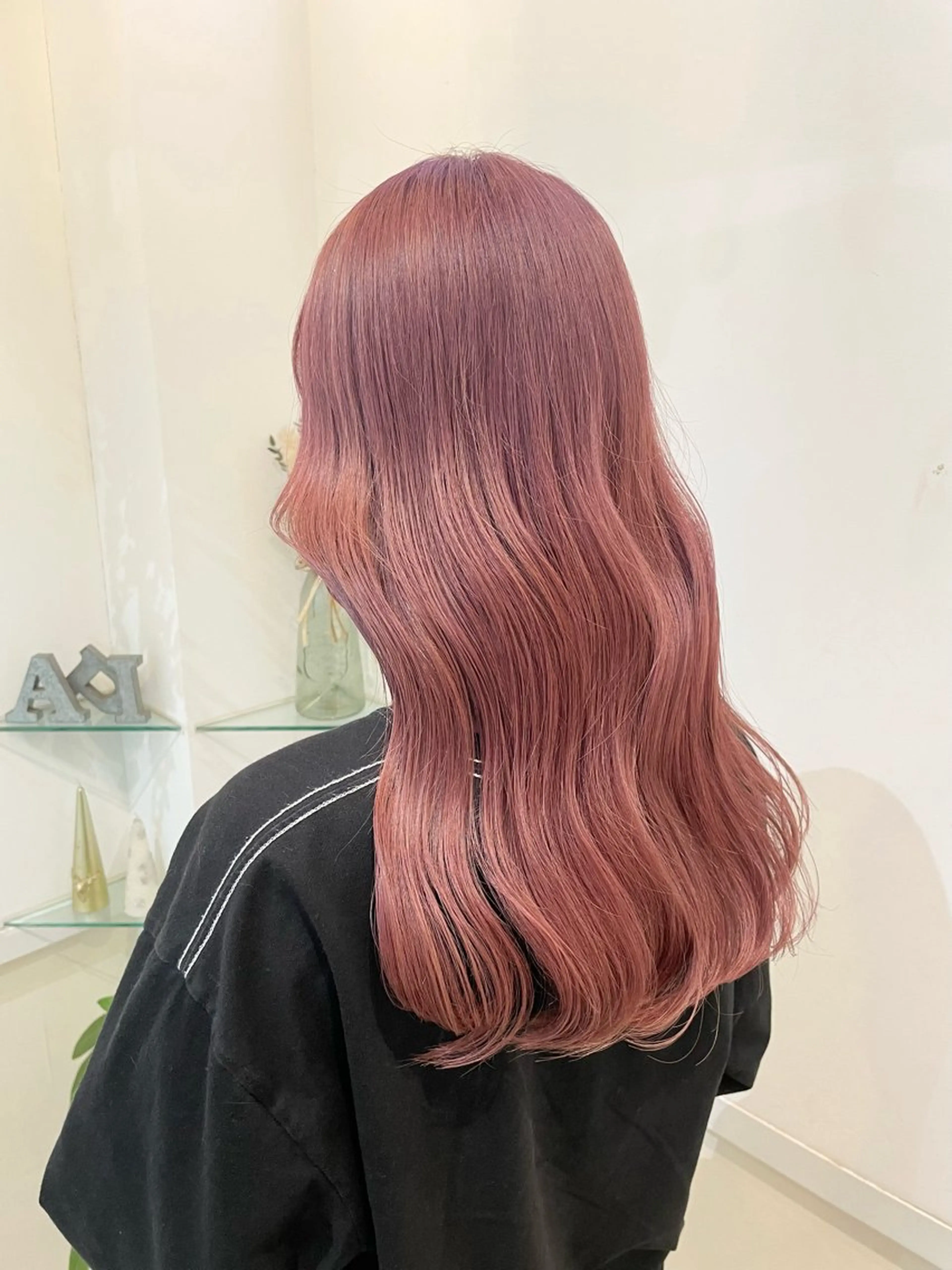 ロング カラー ヘアカラー トリートメント 髪質改善カラー🤍 エクステ✨君島由実子のヘアスタイル
