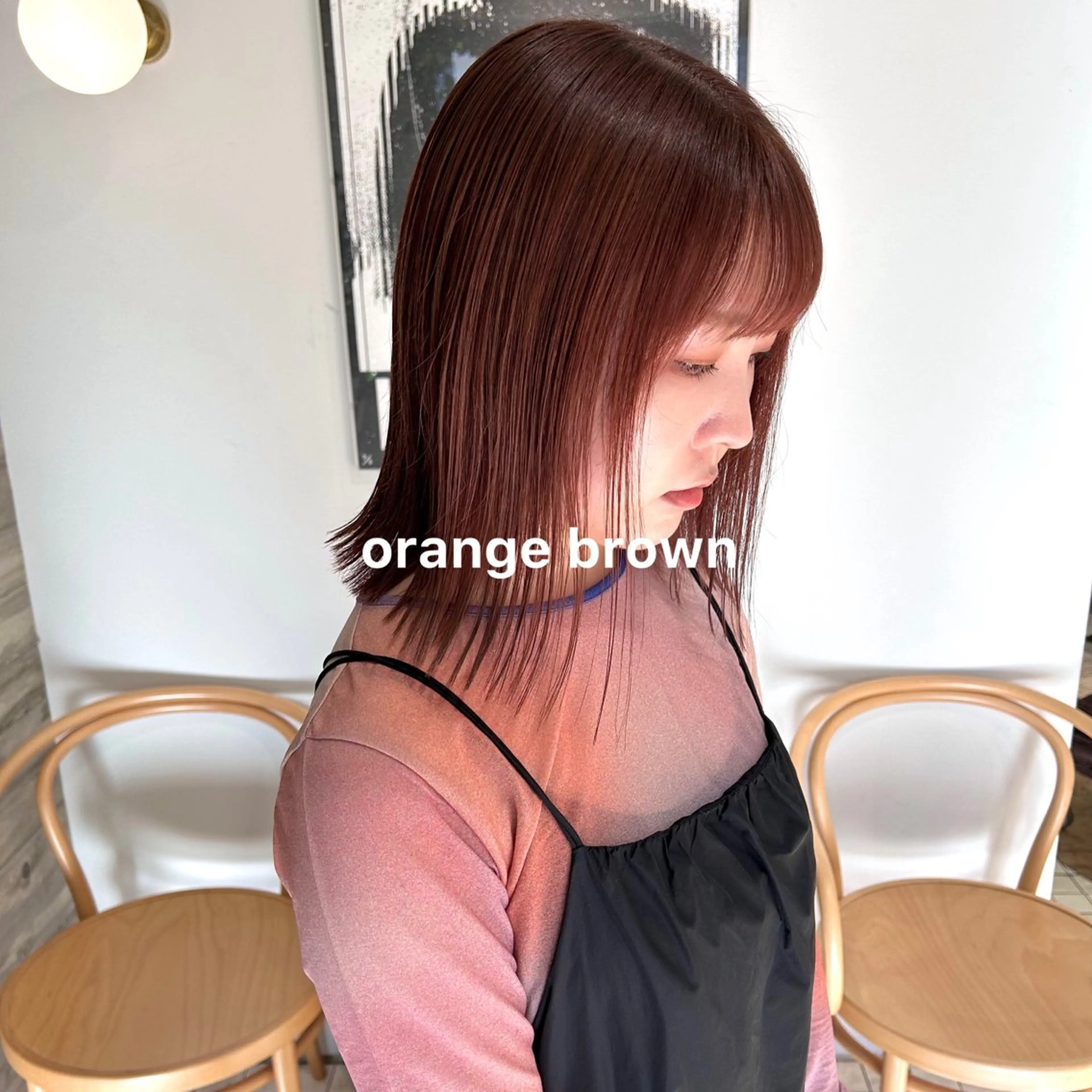 カラー 暖色カラー推し/ トヤエリコのヘアスタイル