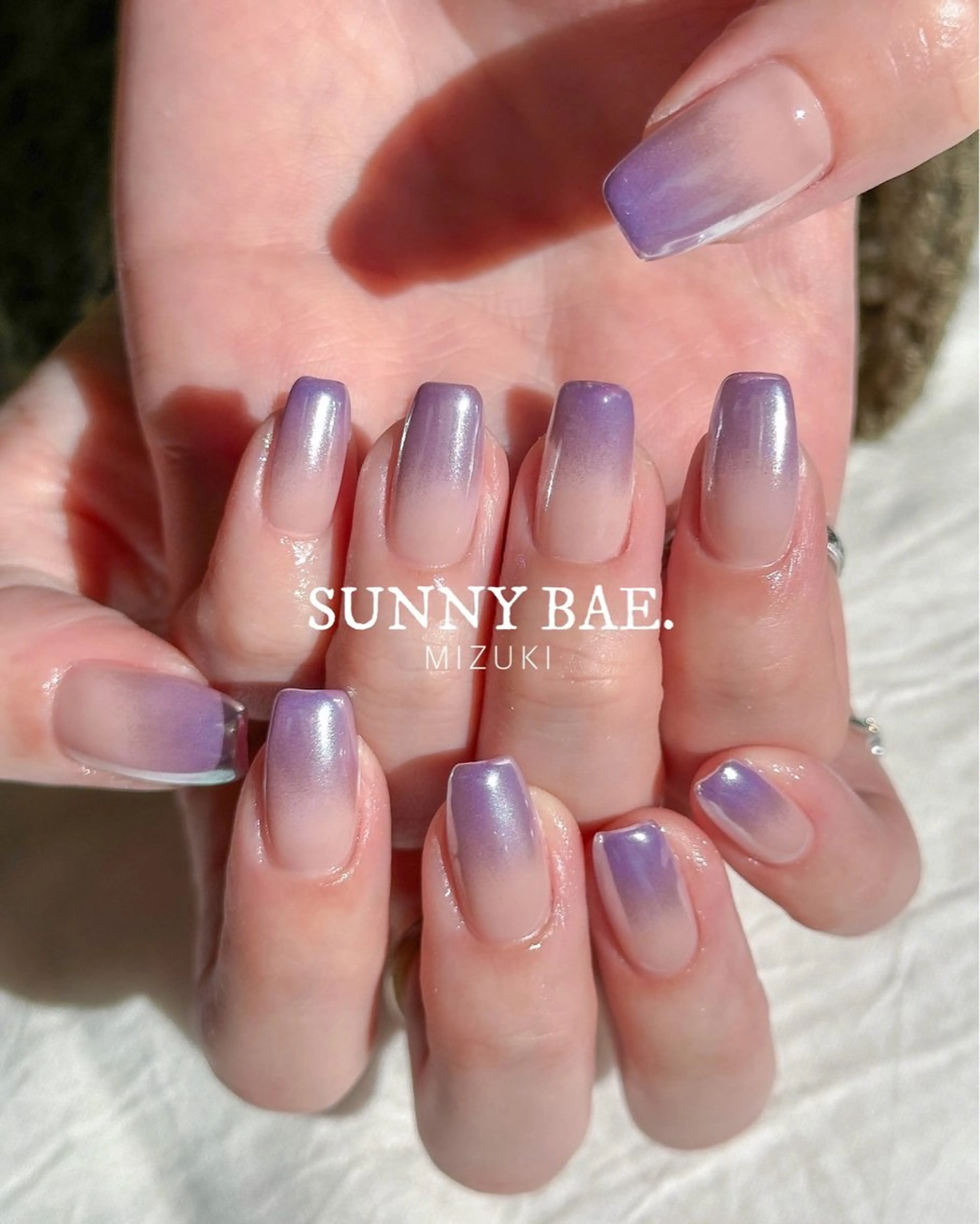 ネイル グラデーション シンプルネイル ハンドネイル SUNNY BAE. 🌼MIZUKIのネイルデザイン