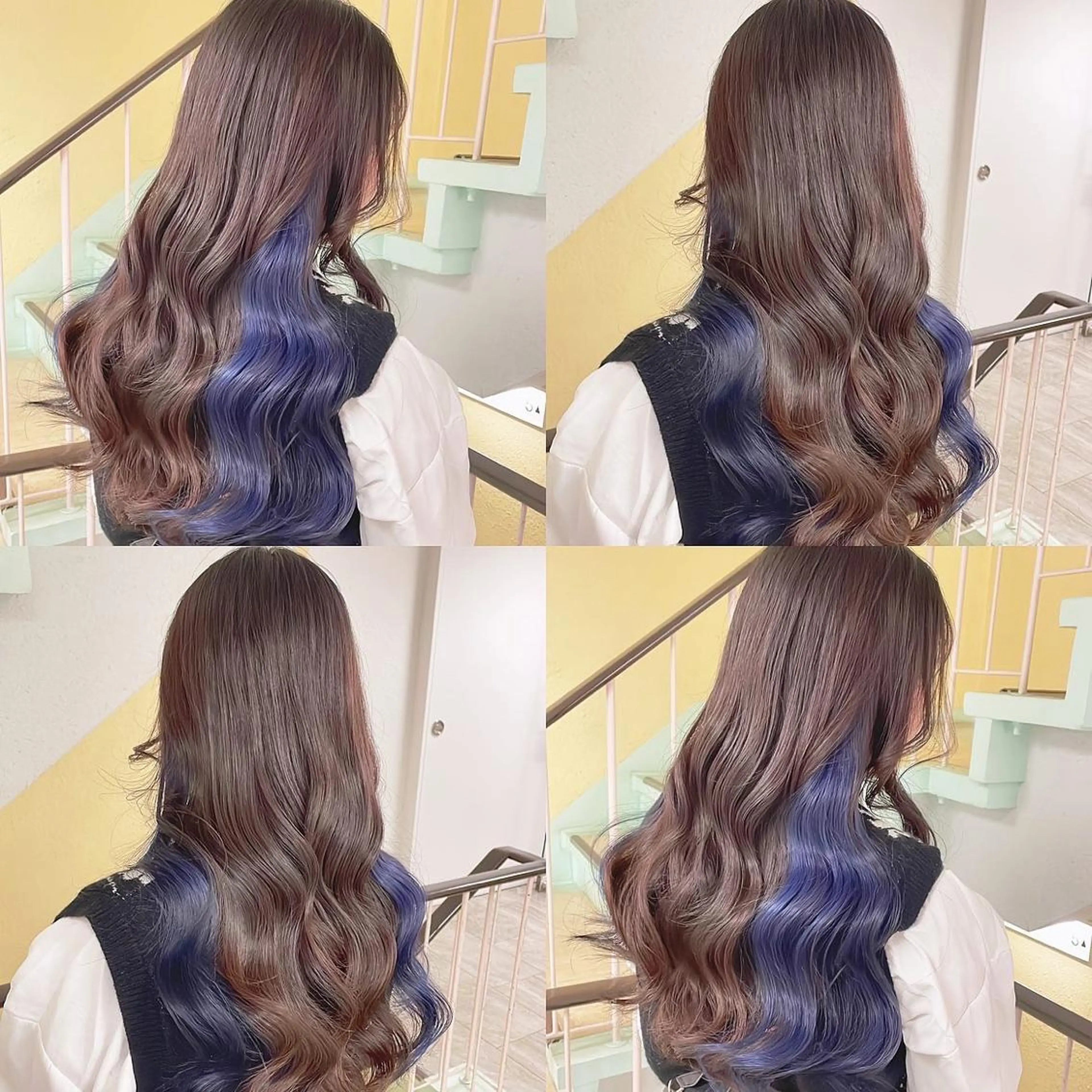 カラー ヘアカラー トリートメント 渋谷:インナーカラー ／🍒エリカ🍒のヘアスタイル