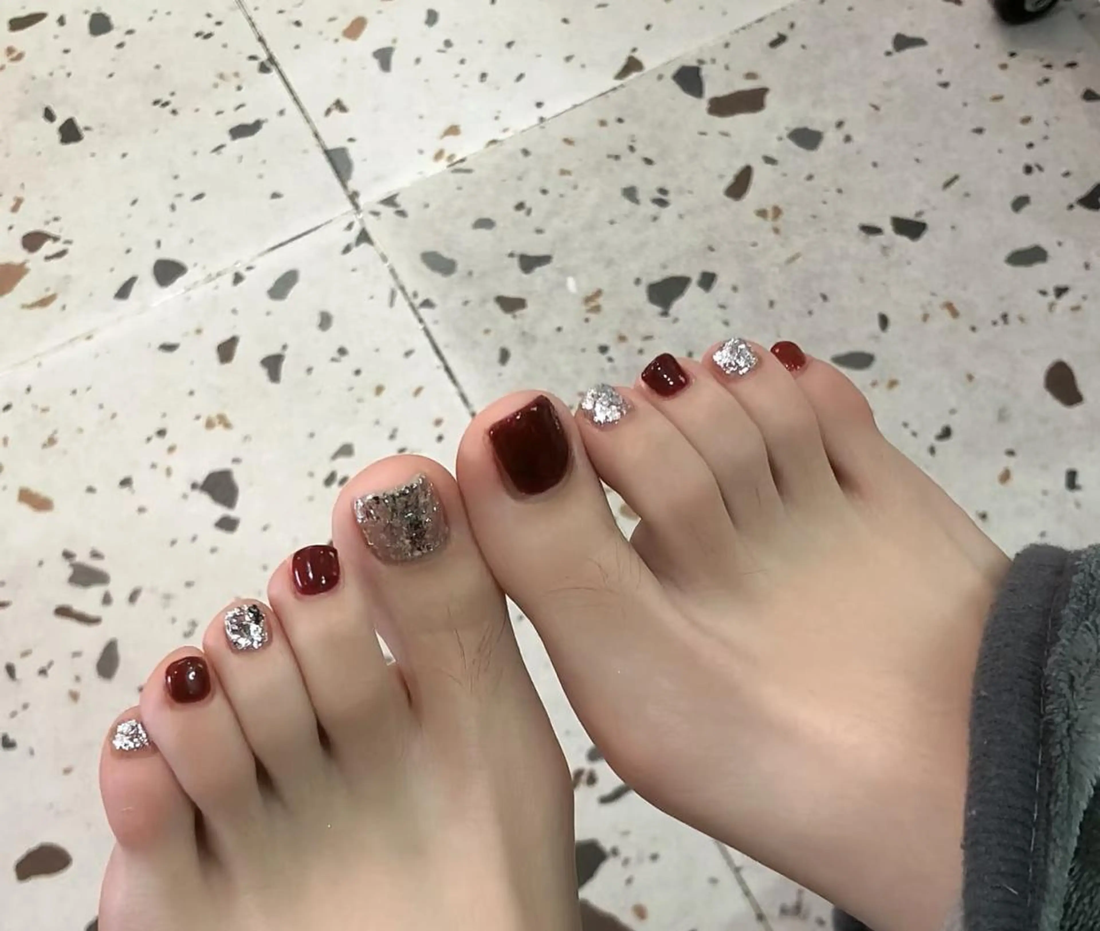 🦶フット・ワンカラー🦶(ジェルオフあり➕500円)の写真