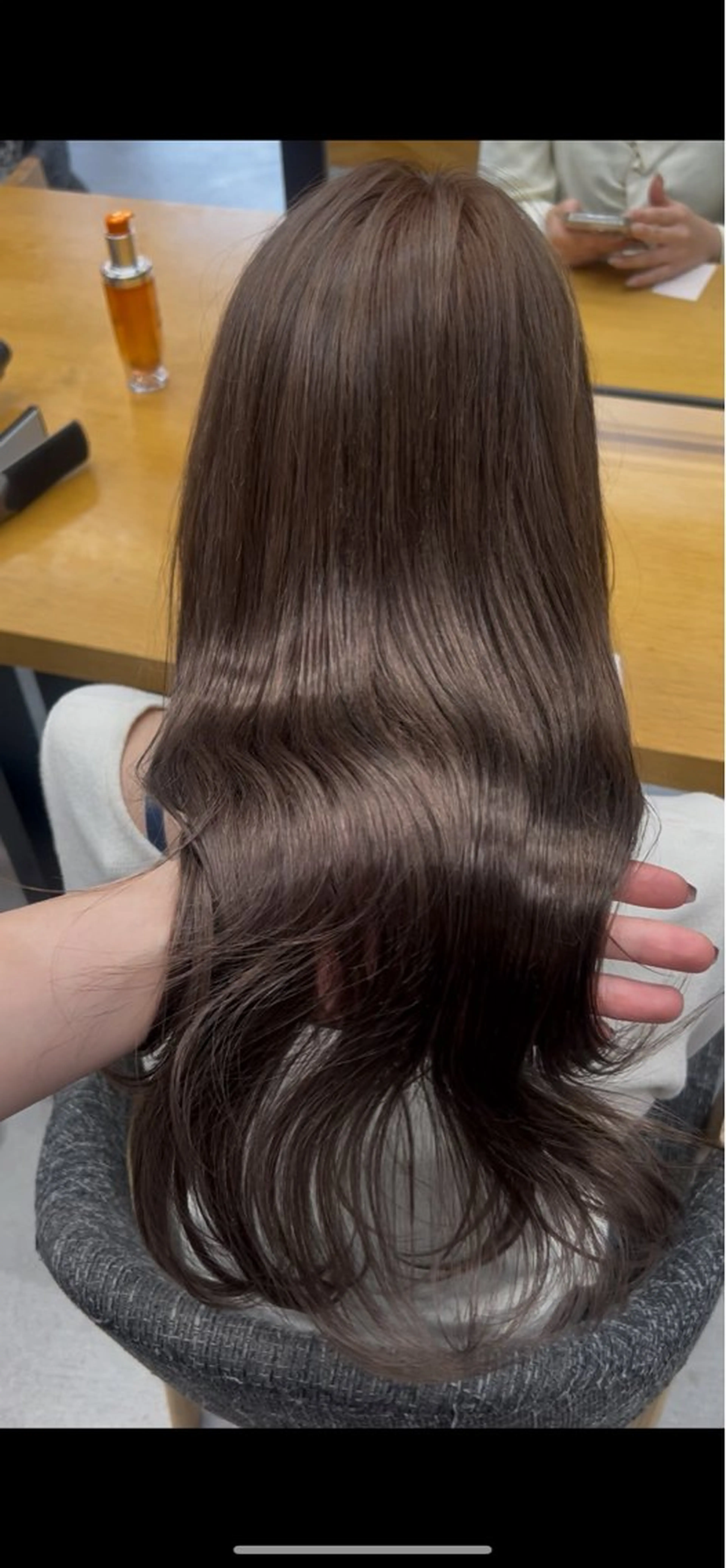 セミロング カラー カット ヘアカラー 縮毛矯正 天神/韓国レイヤー /髪質改善/ココロのヘアスタイル