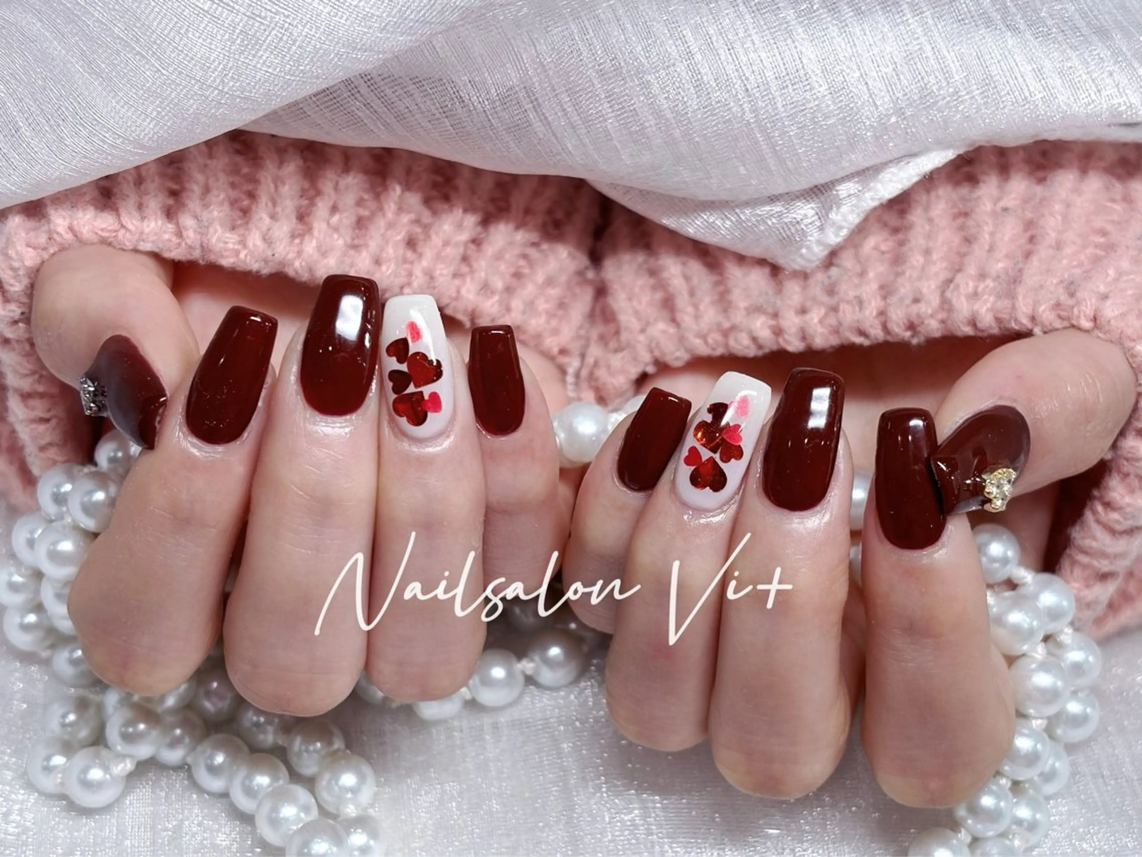 ネイル ハンドネイル Nailsalon Vi+ももか🩷のネイルデザイン