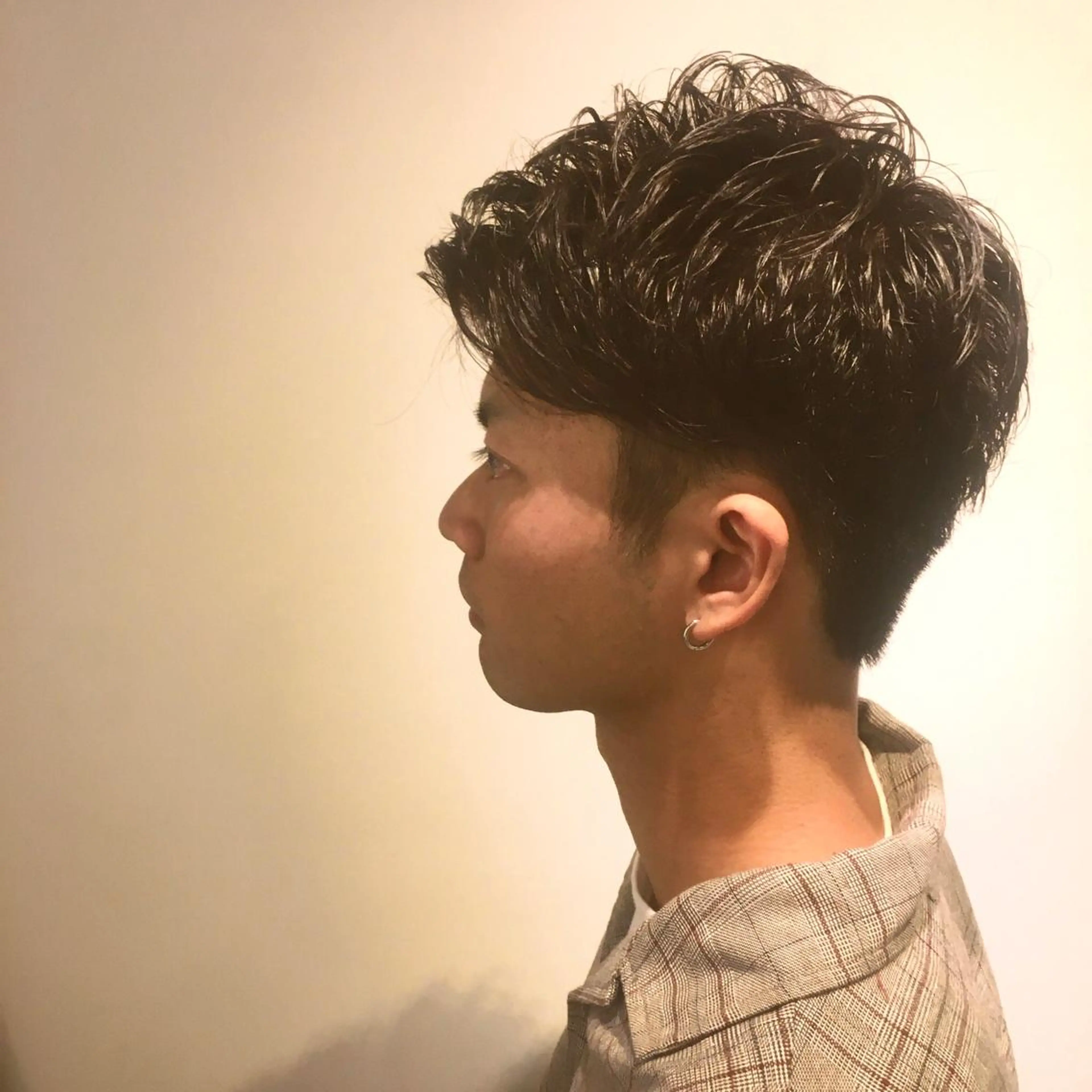 ショート カラー メンズ カット ヘアカラー しのはら まどかのヘアスタイル