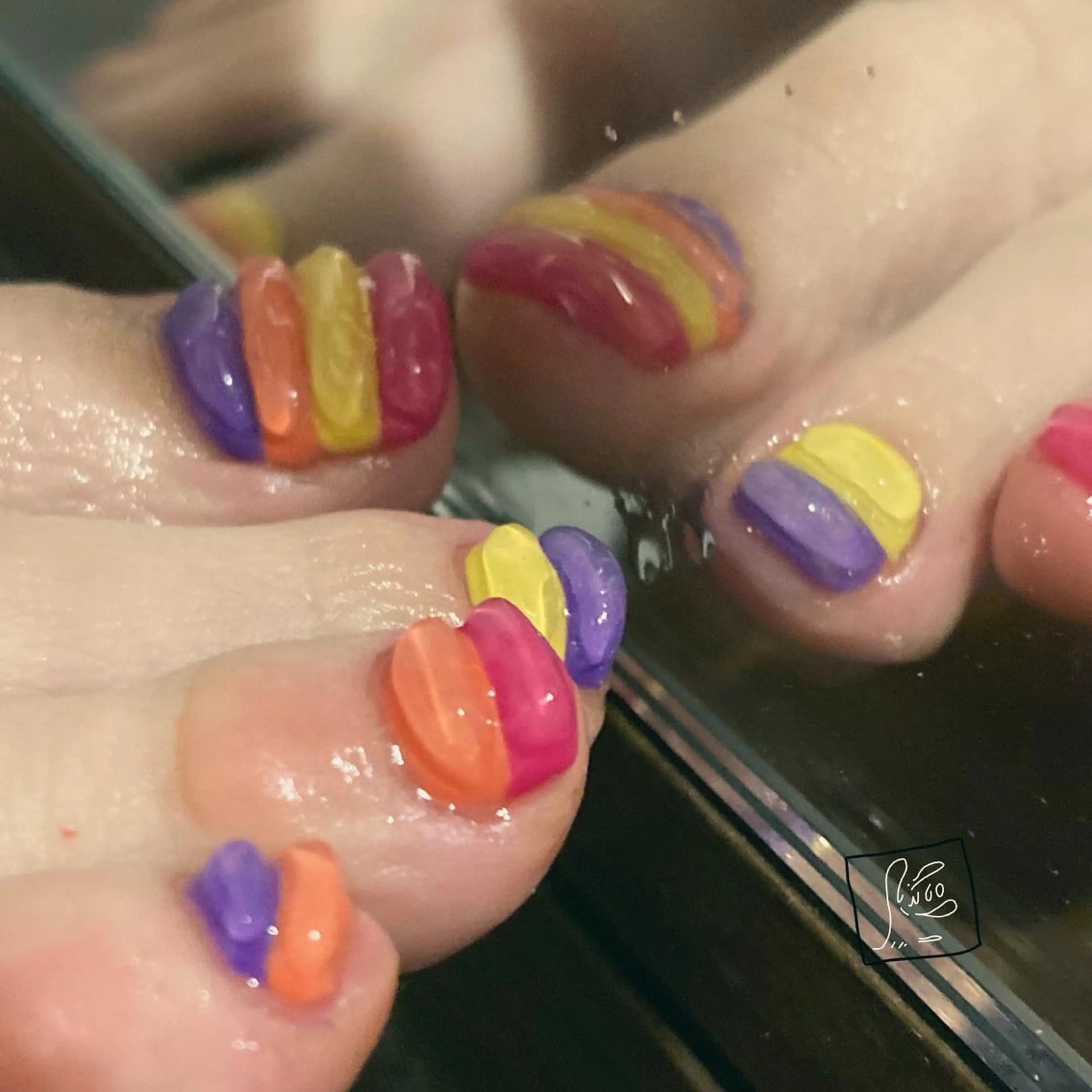 ネイル アートネイル クリアネイル フットネイル ワンカラーネイル フットネイル hamaguchi licoのネイルデザイン