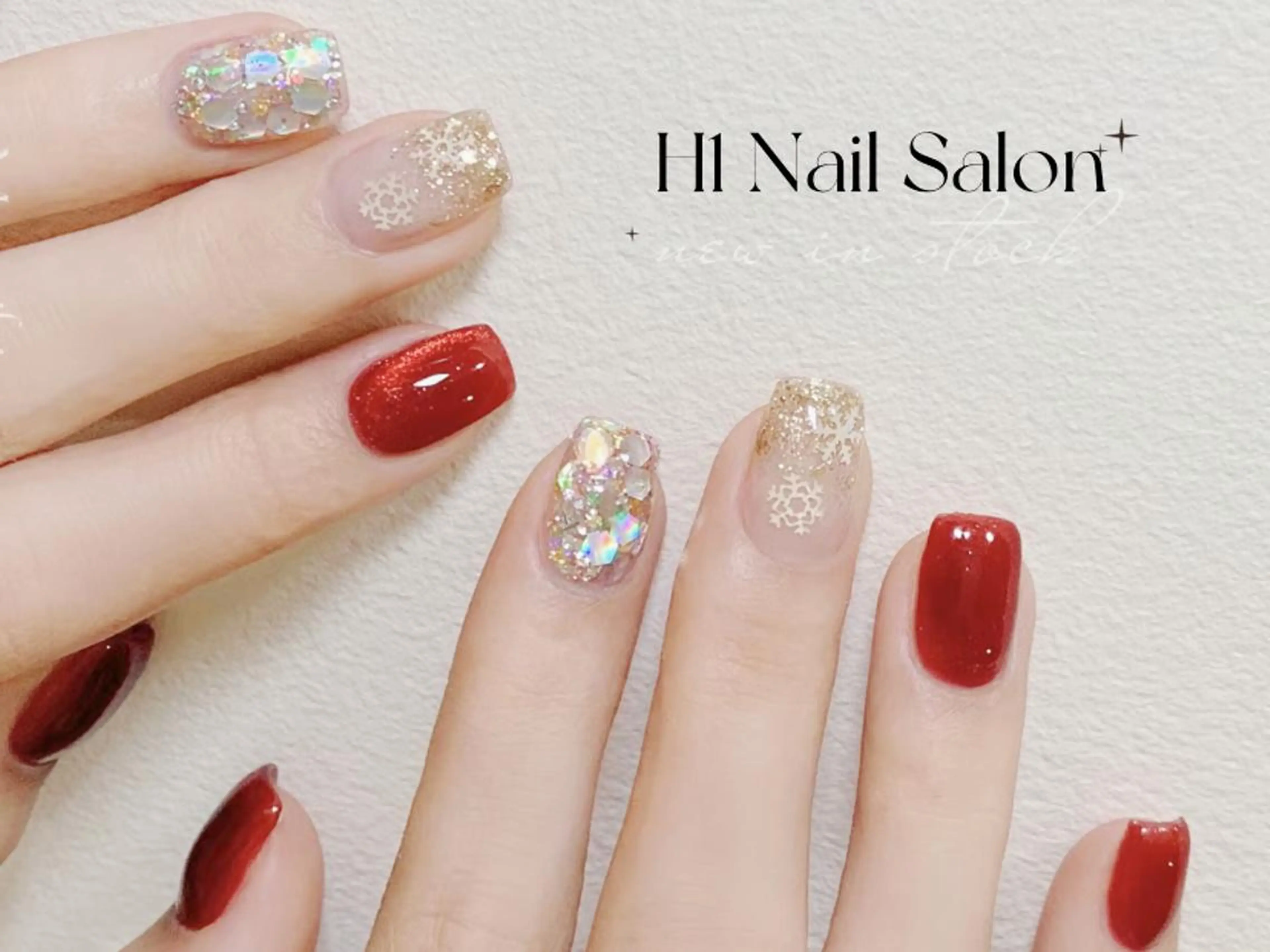 ミディアム H1 ネイル サロンのネイルデザイン
