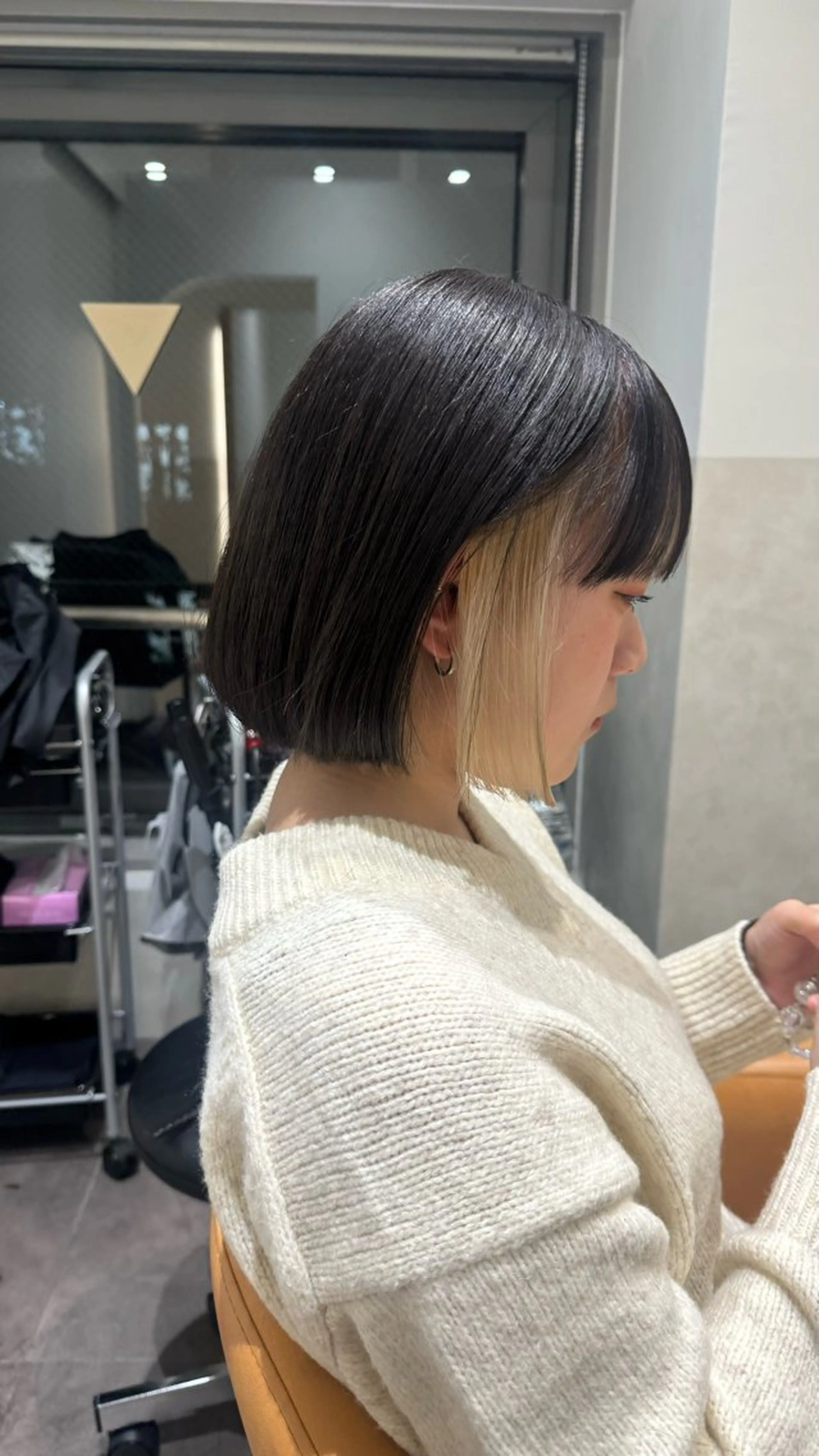 ショート カット ヘアカラー トリートメント SALOWIN札幌大通り所属・札幌ハイトーン/ ブリーチカラー/ドイのヘアスタイル