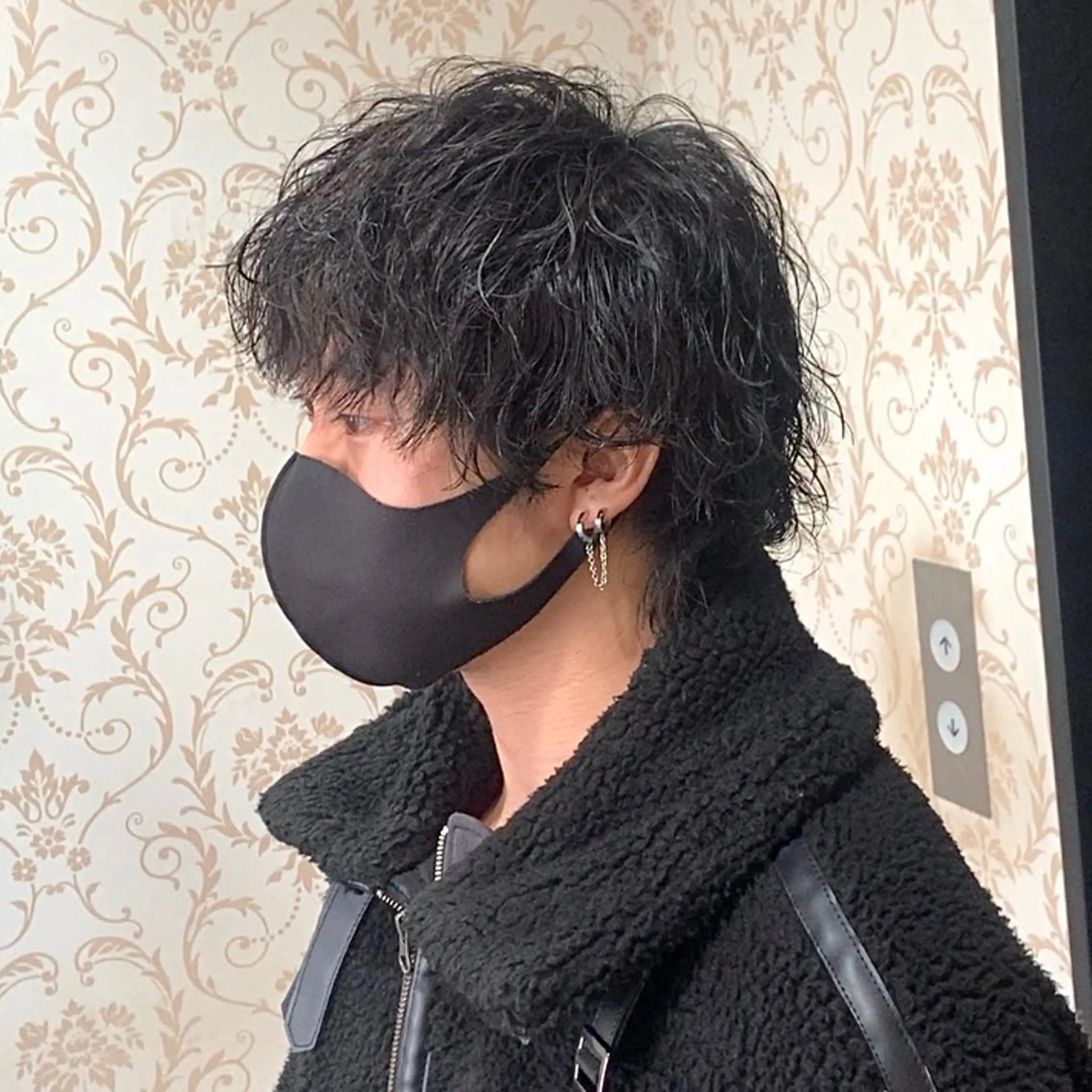 パーマ メンズ メンズウルフカット ウルフカット メンズパーマ/ メンズ縮毛矯正美容師のヘアスタイル