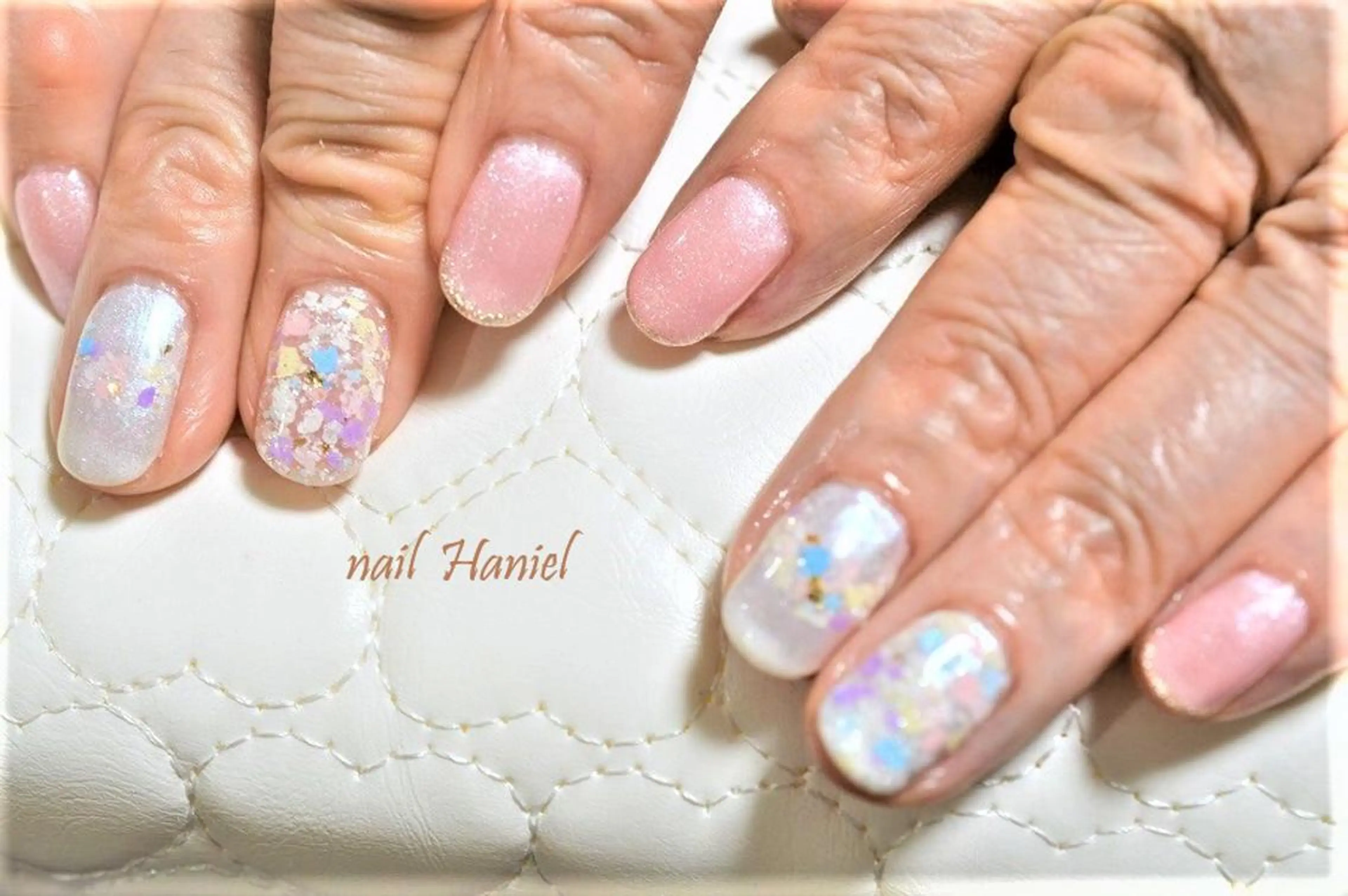 ネイル フットネイル ジェルネイル パラジェル nail Haniel所属・半蔵門サロンハニエル 魅神 ちよのネイルデザイン
