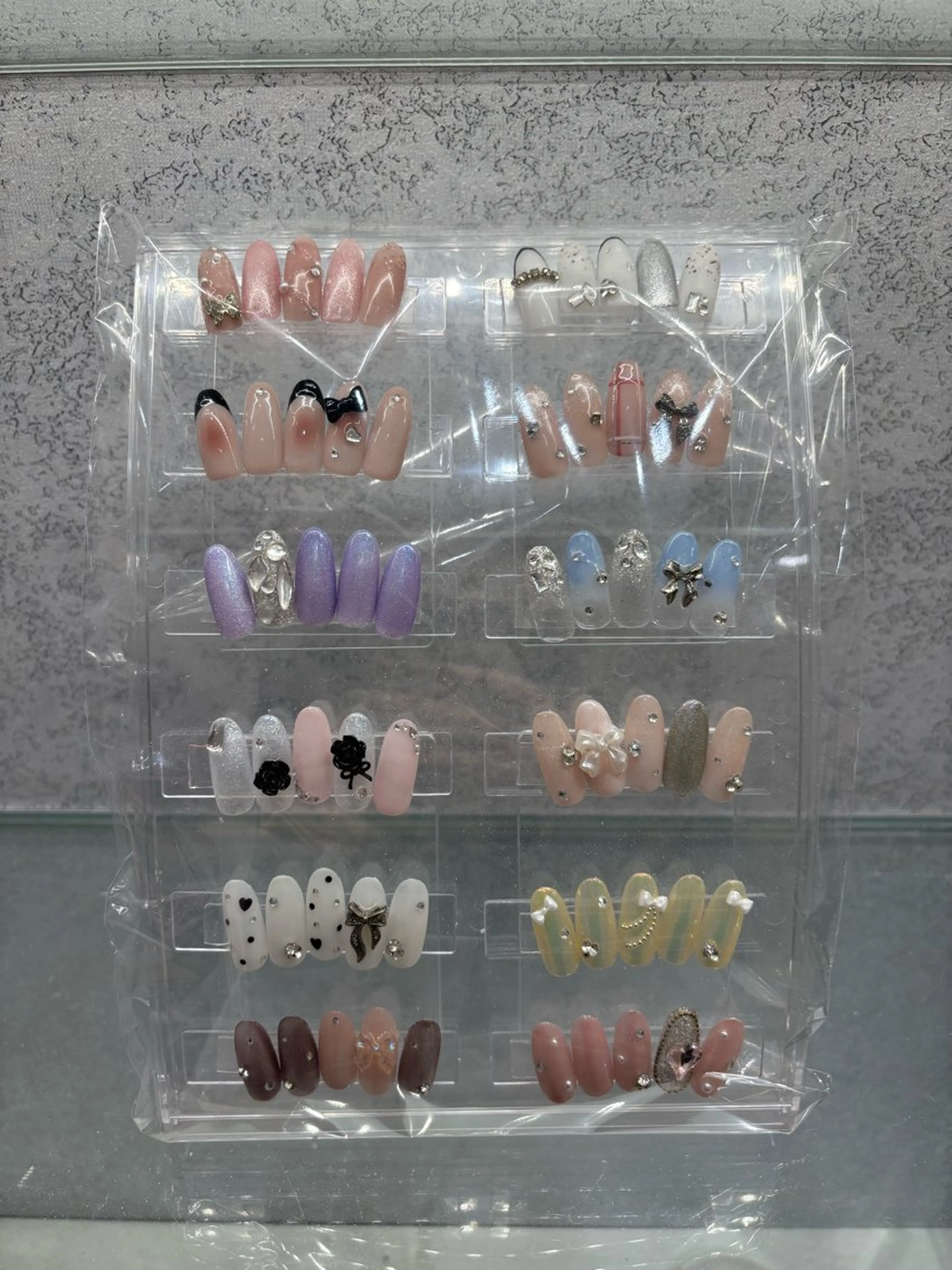 ネイル アートネイル 韓国ネイル ワンホンネイル Misaki Aries心斎橋店のネイルデザイン