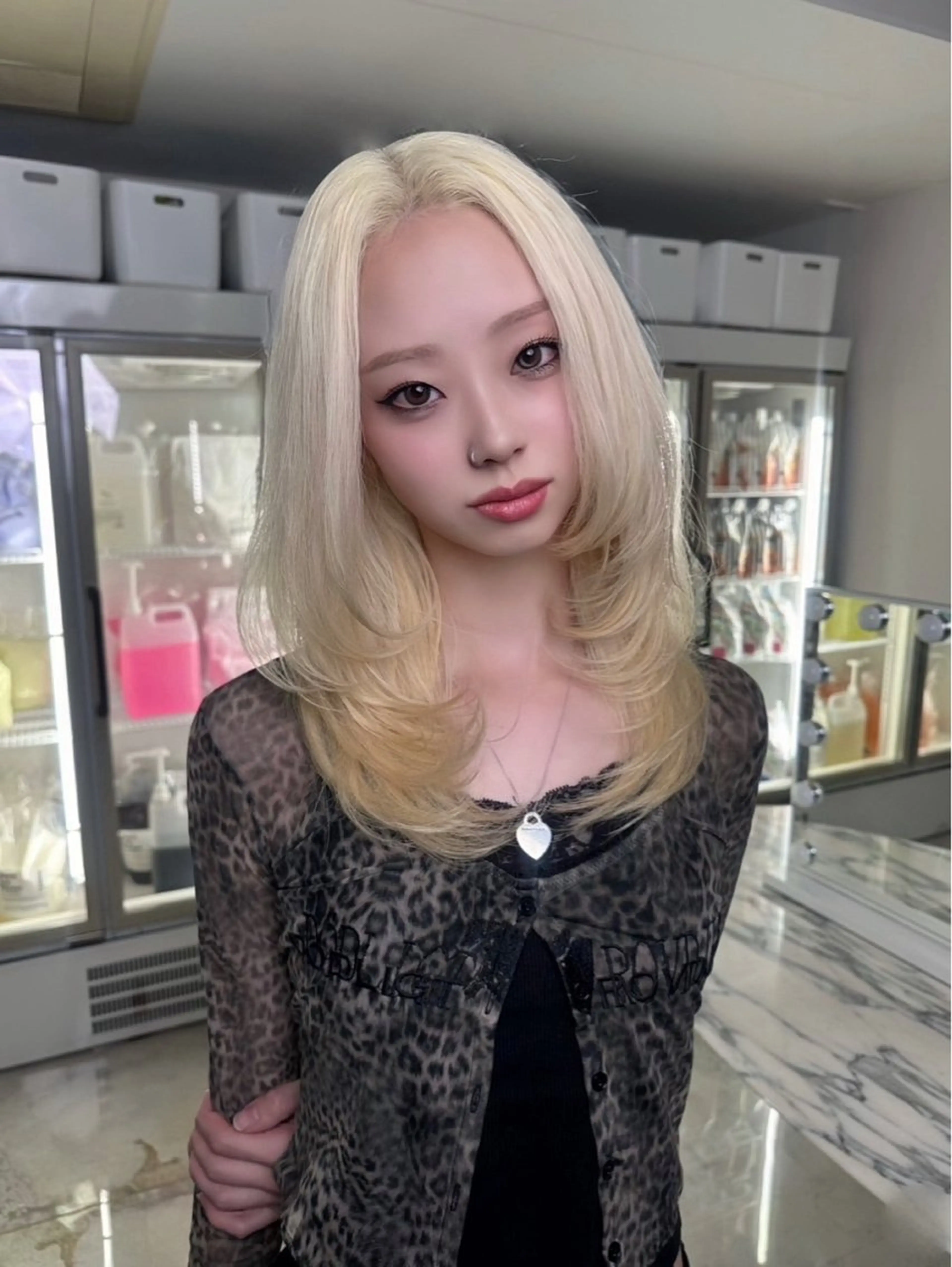 カラー ヘアカラー RiA🎀 @ria.o913_のヘアスタイル